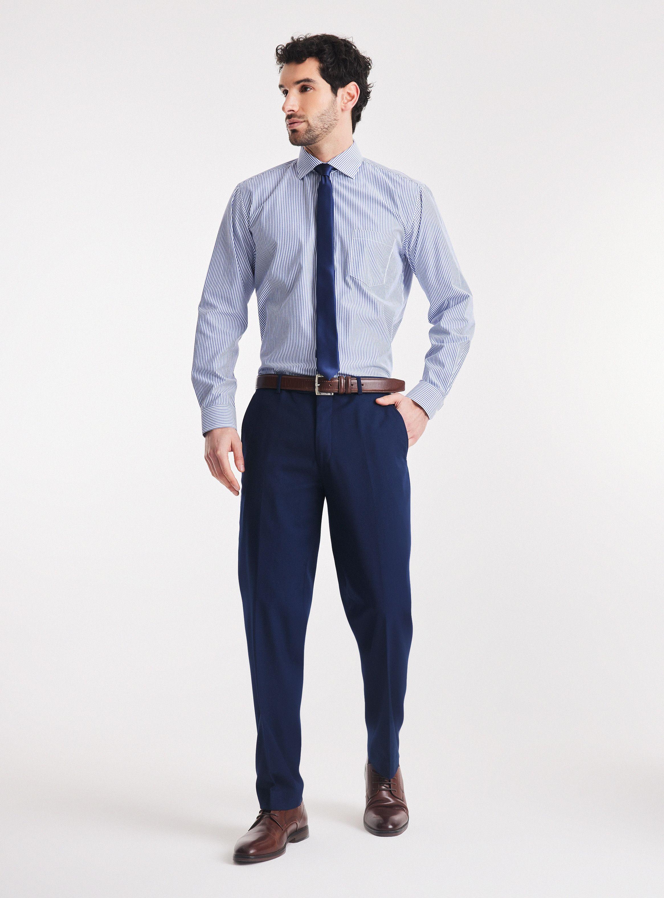 Camisa de Vestir Listada-4