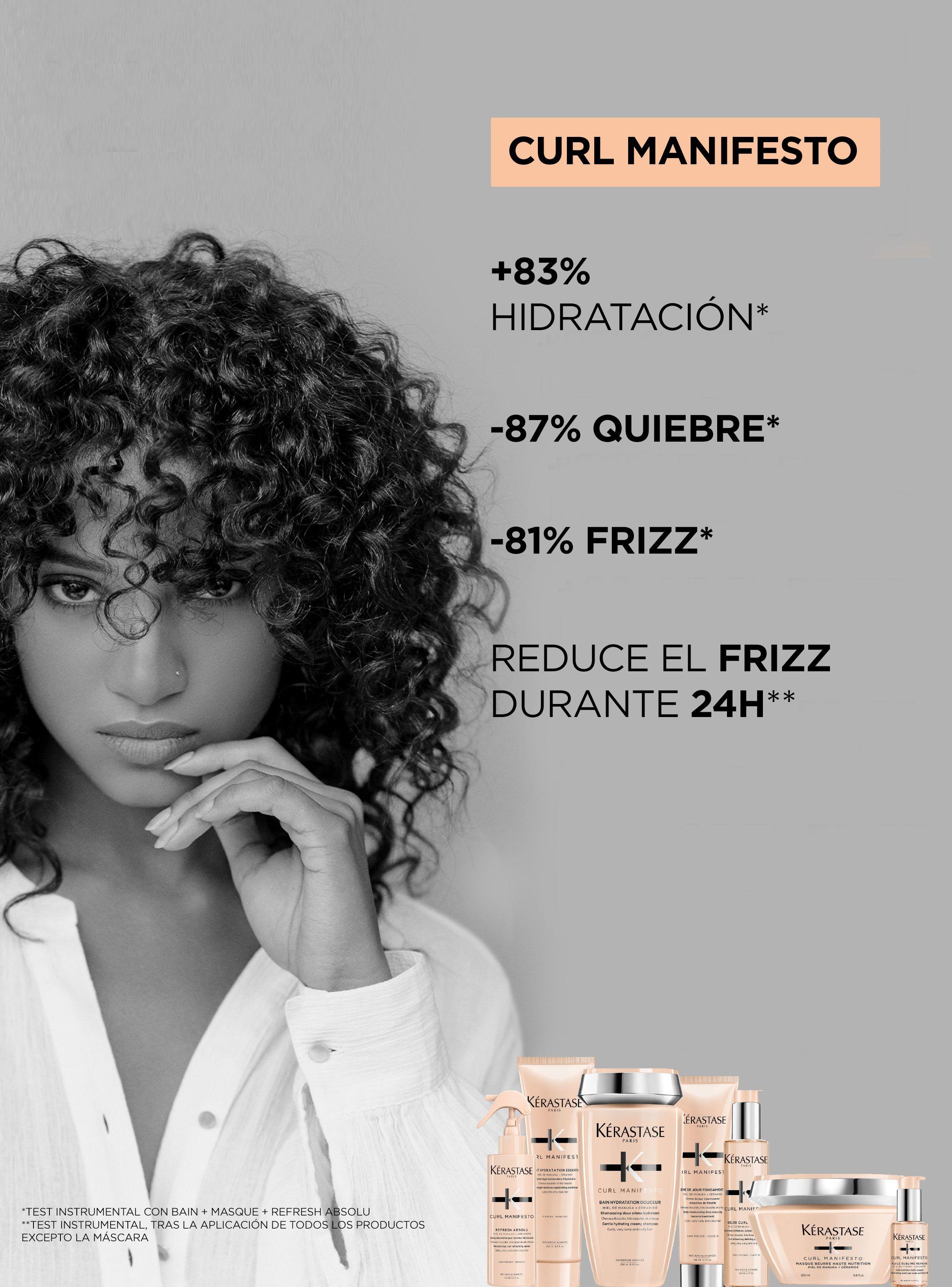 Set Hidratación Cabello Rizado Curl Manifesto Shampoo 250 ml + Lotion Refresh 45 ml-5
