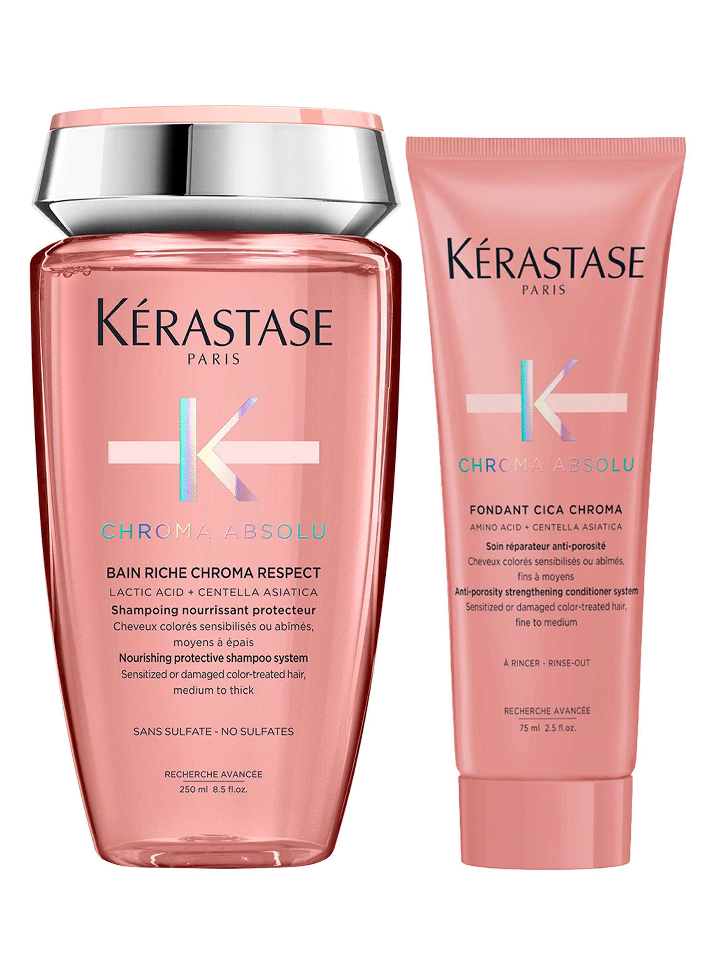 Set Reparación Cabello Color Chroma Absolu Shampoo 250 ml + Acondicionador 75ml-0