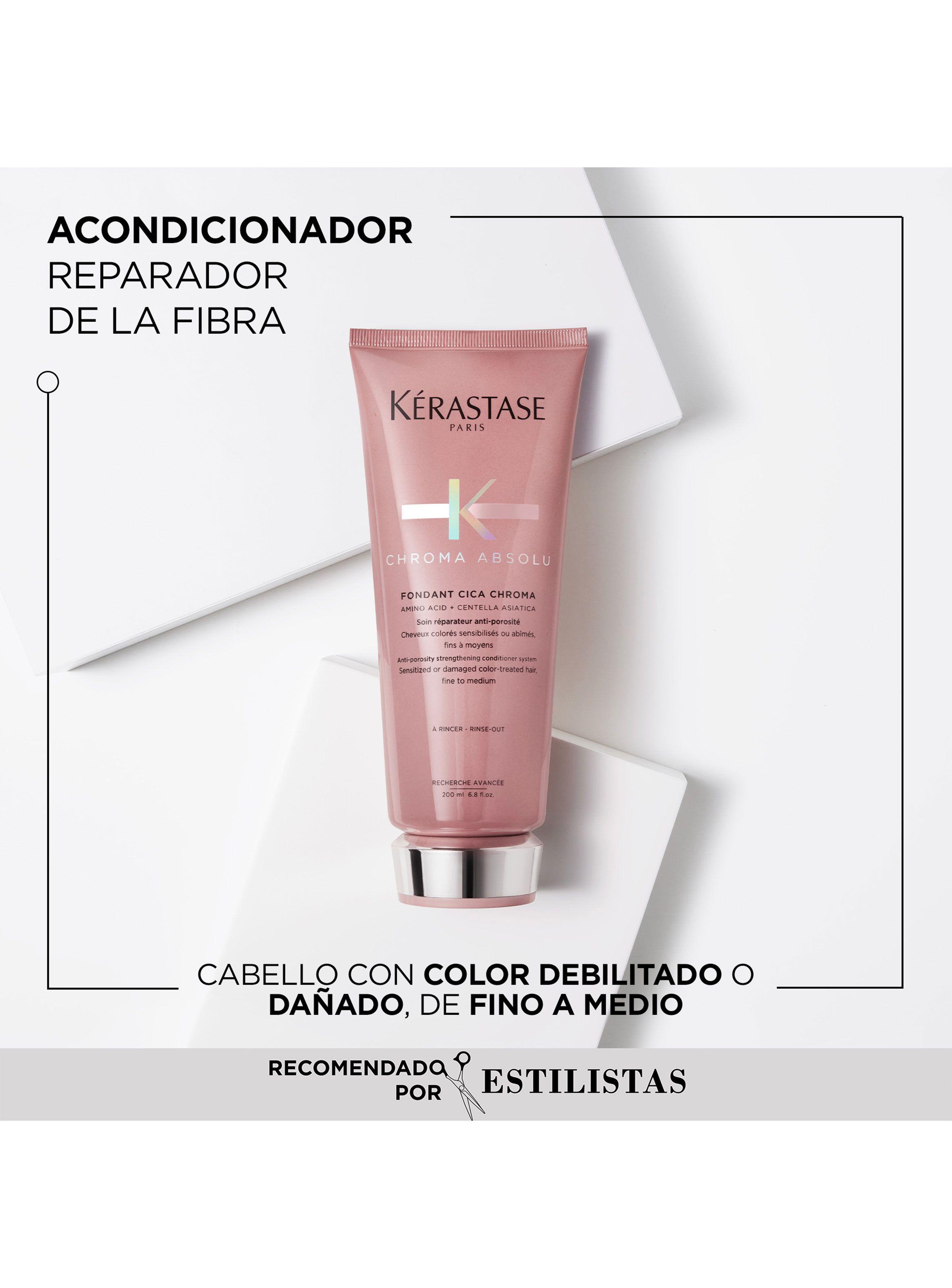 Set Reparación Cabello Color Chroma Absolu Shampoo 250 ml + Acondicionador 75ml-3