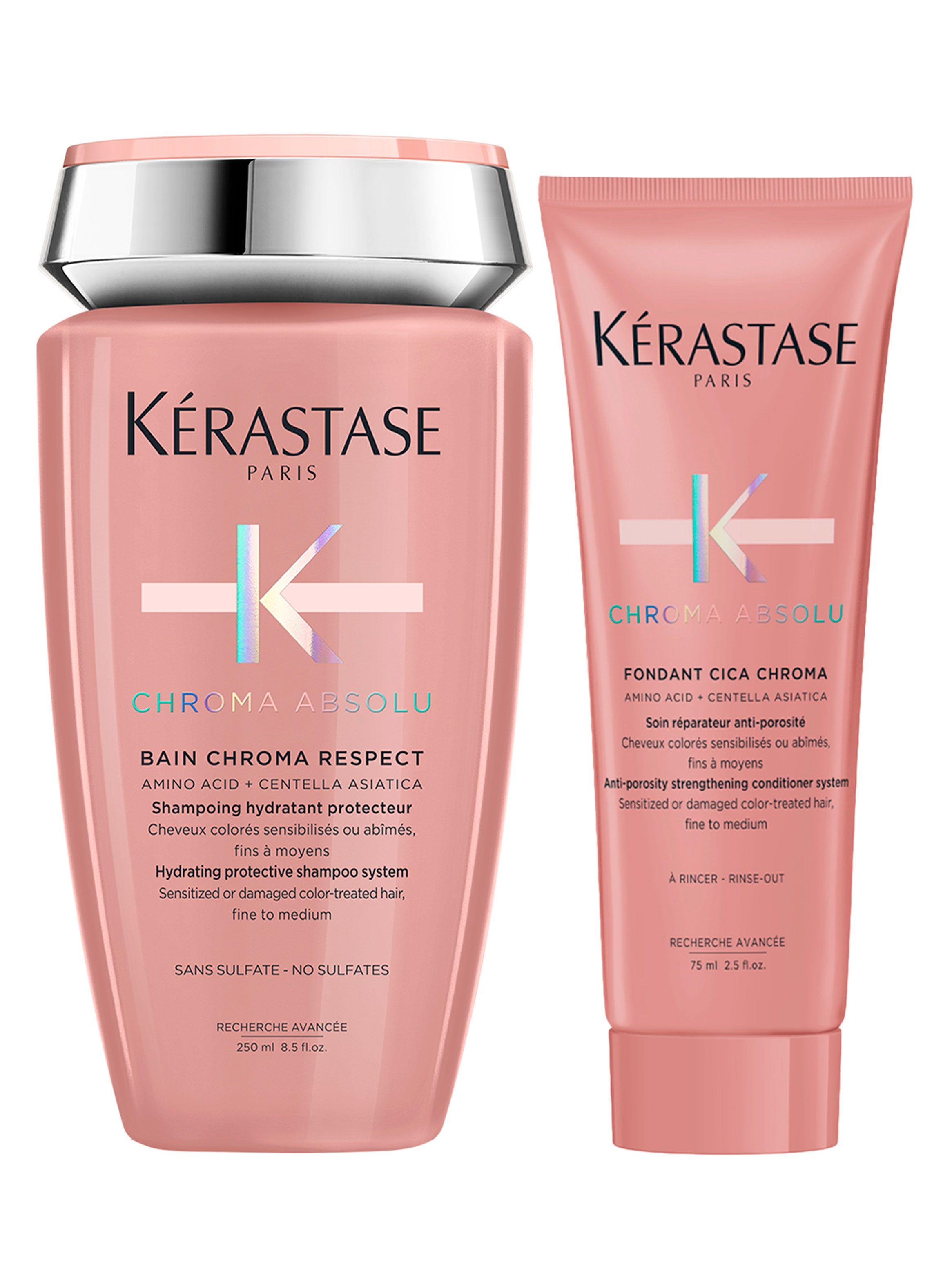 Set Reparación Cabello Color Chroma Absolu Shampoo 250ml + Acondicionador 75ml-0