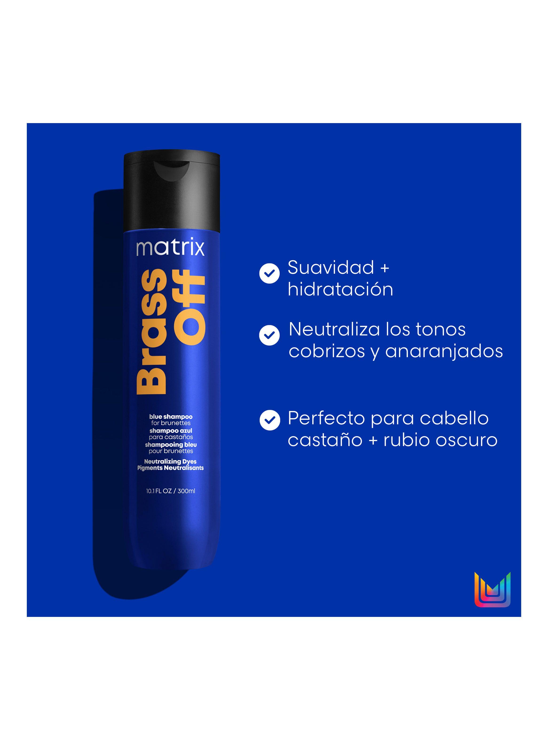 Shampoo Matizador Azul 1000 ml Brass Off Matrix-4
