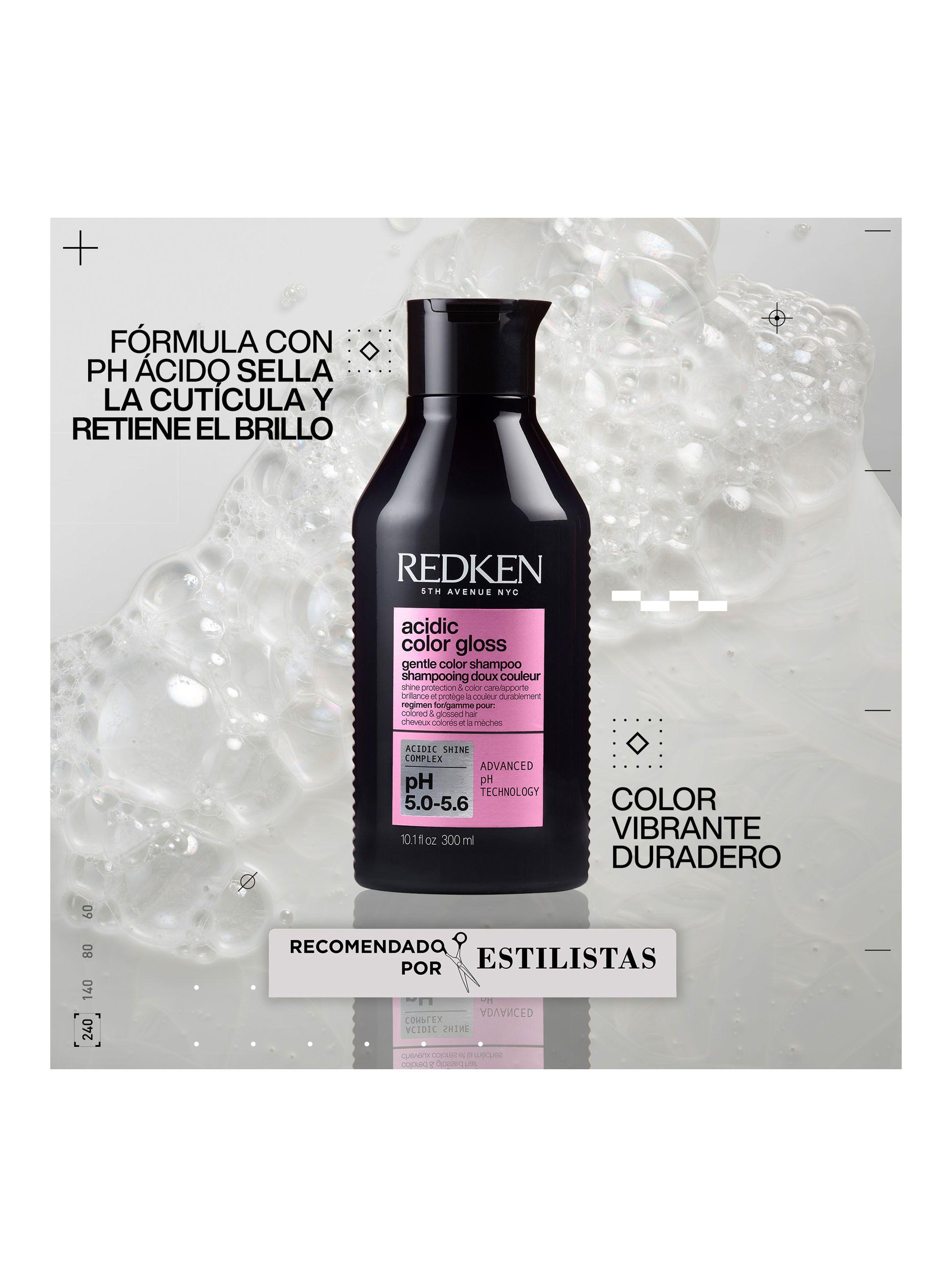 Shampoo Sin Sulfatos Acg Brillo Intenso Cabello con Color Acidic Color Gloss 300 ml-2