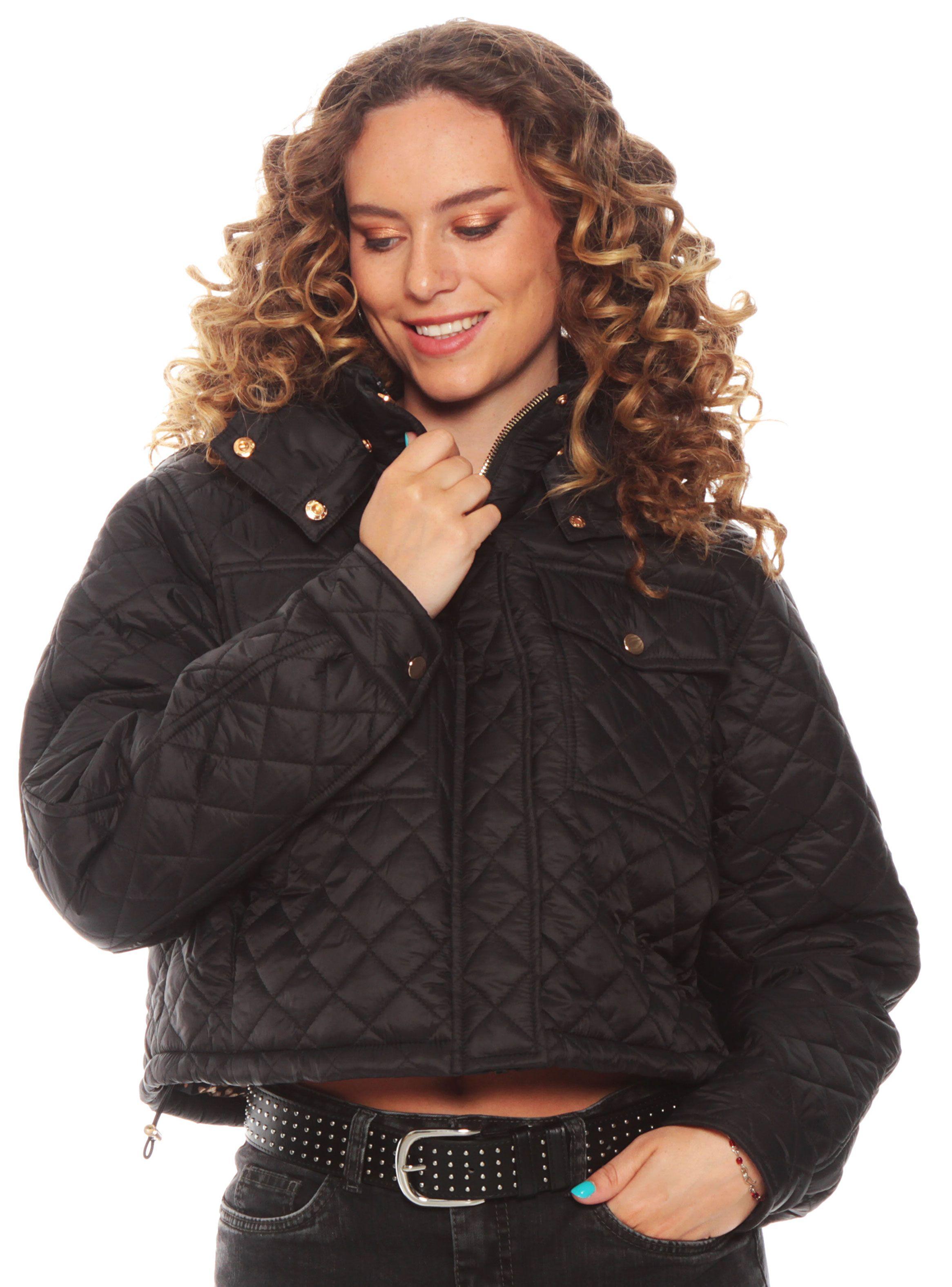 Parka Manga Larga Con Capucha-0