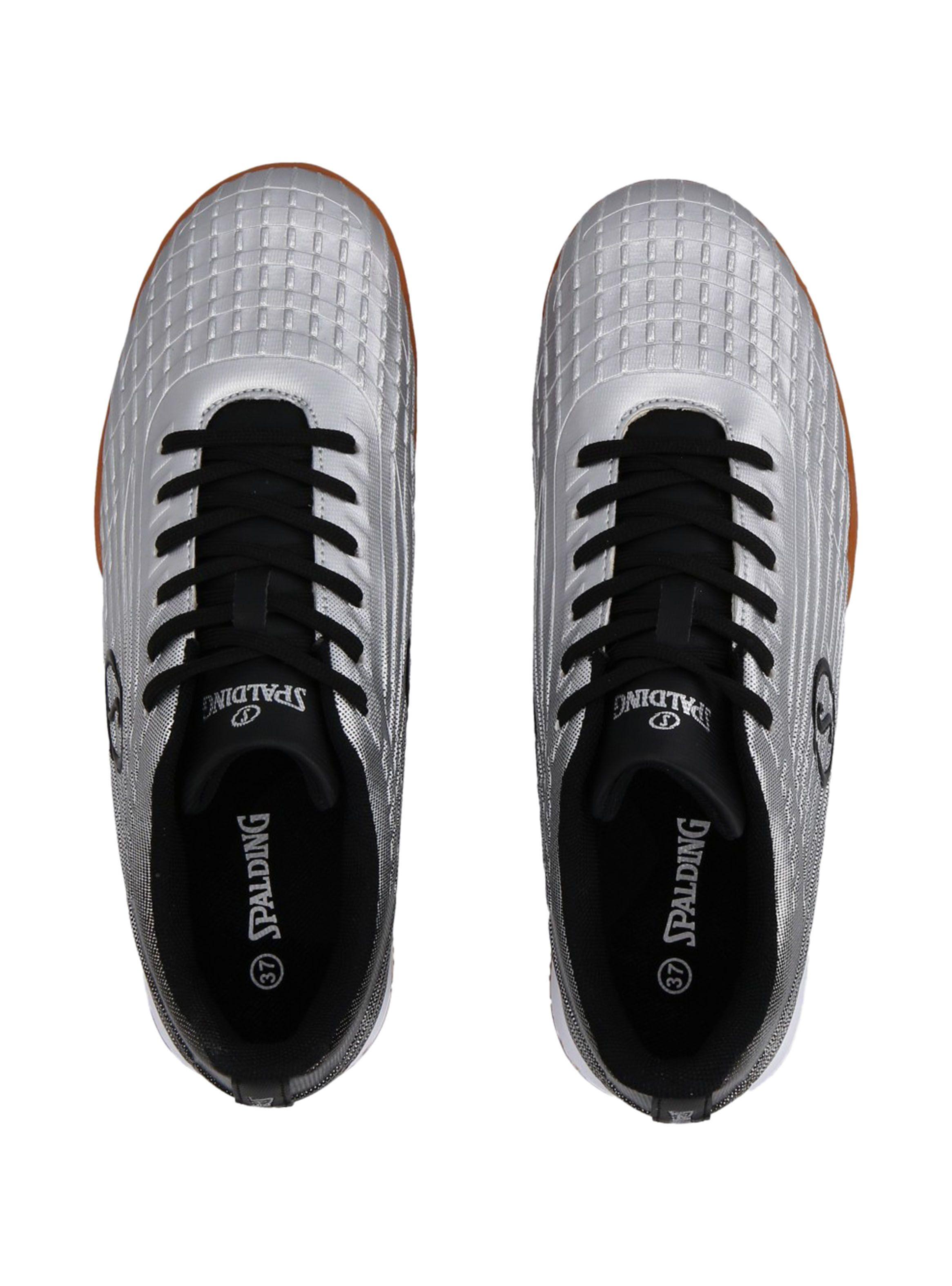 Zapatilla Fútbol Infantil Logo Plateado Unisex-3