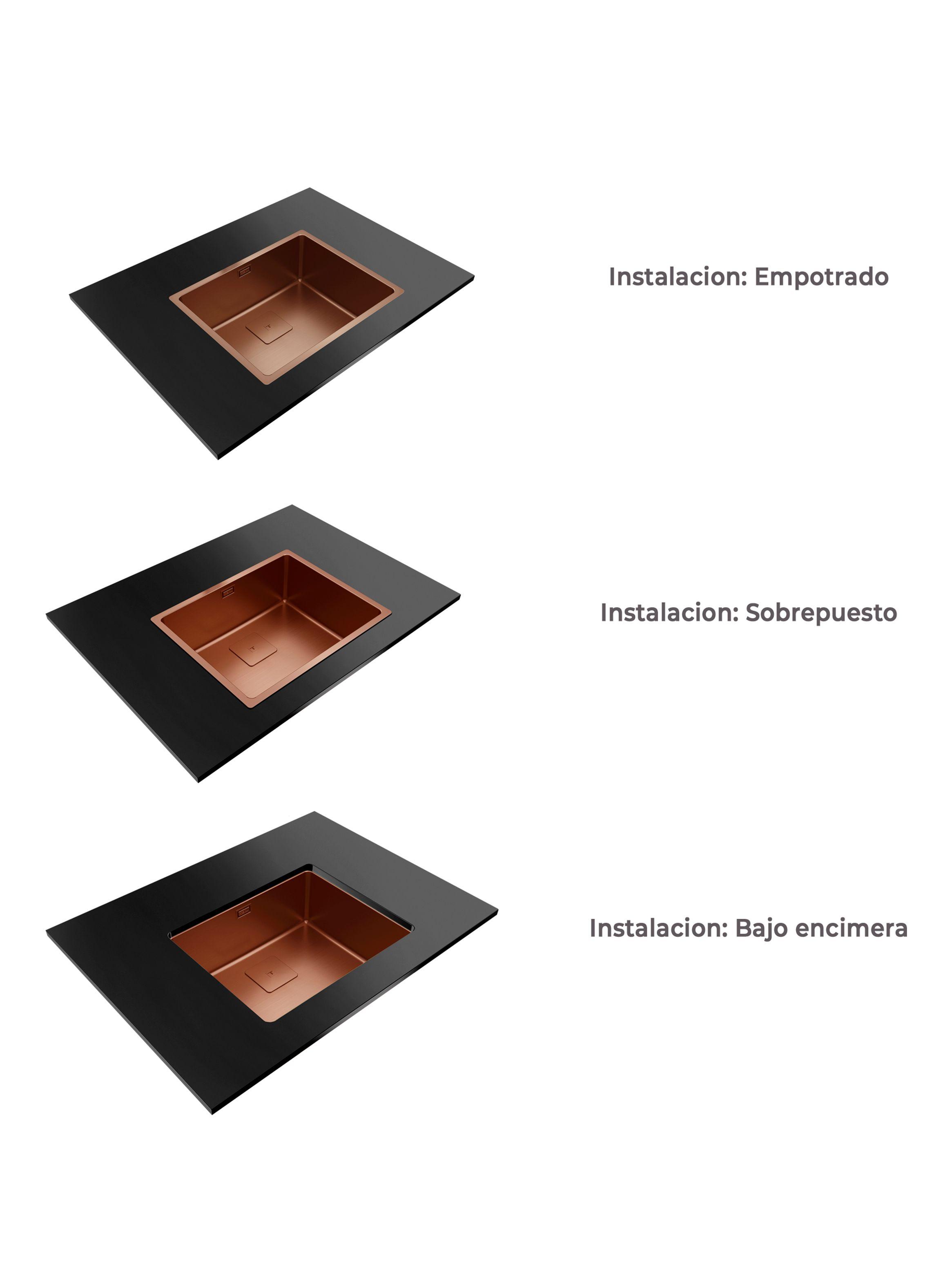 Lavaplatos Flex Línea RS15 50.40 Sp Cobre-4