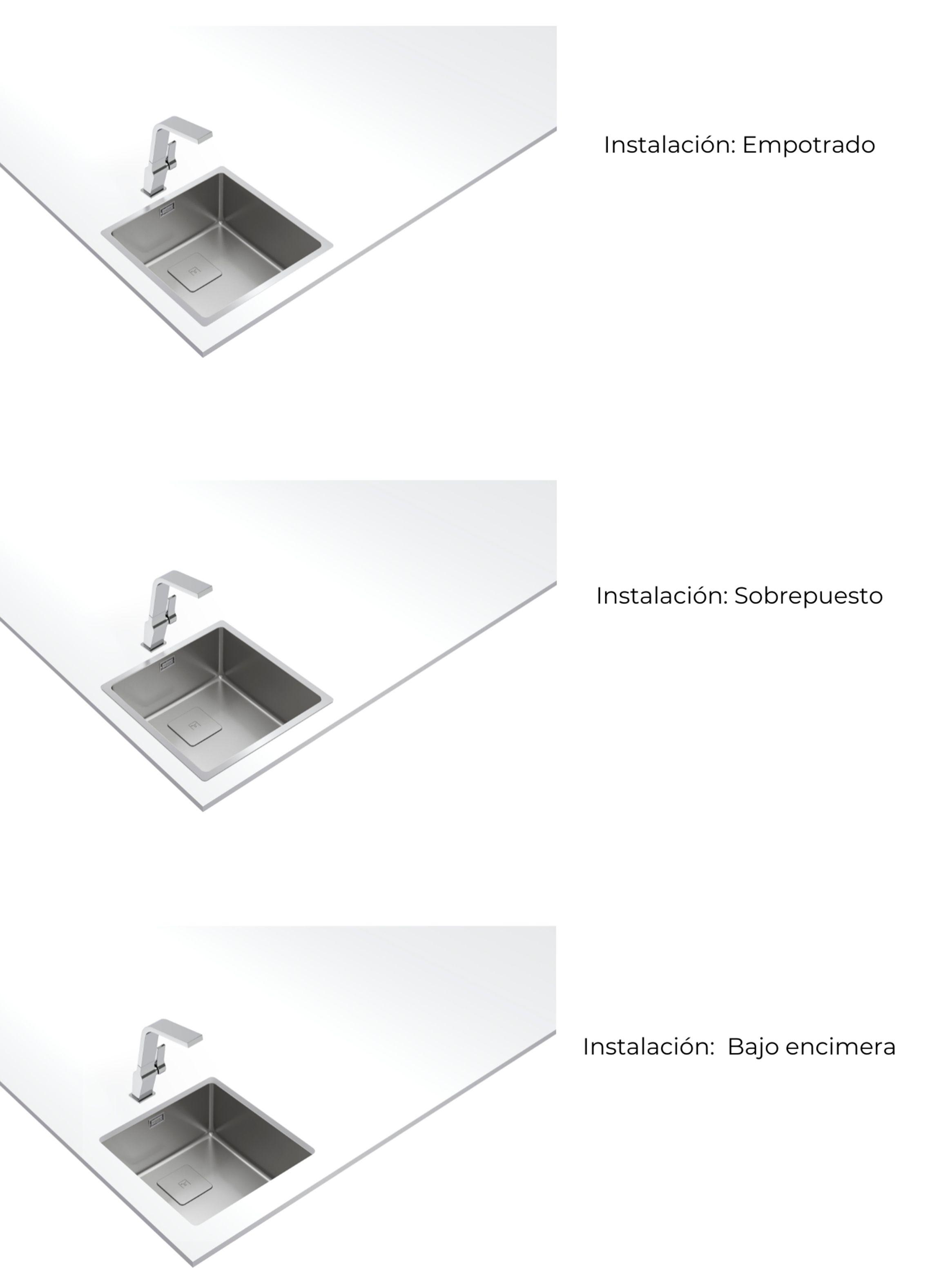 Lavaplatos Be - Empotrado Inox Pure Clean RS15 40.40-4