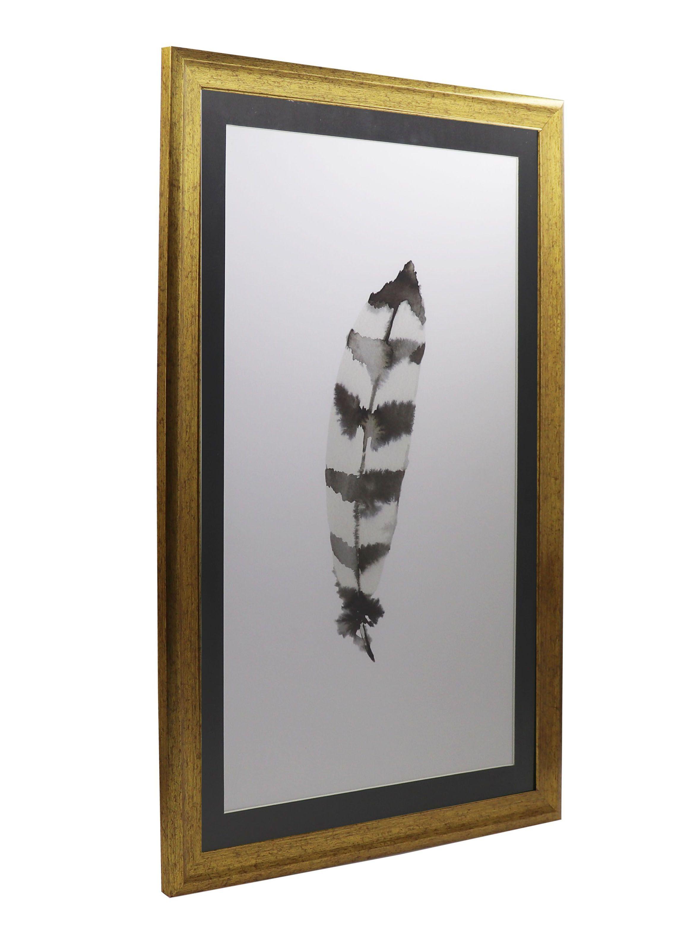 Cuadro Attimo Pluma Rayas 60 x 40 cm Attimo-2