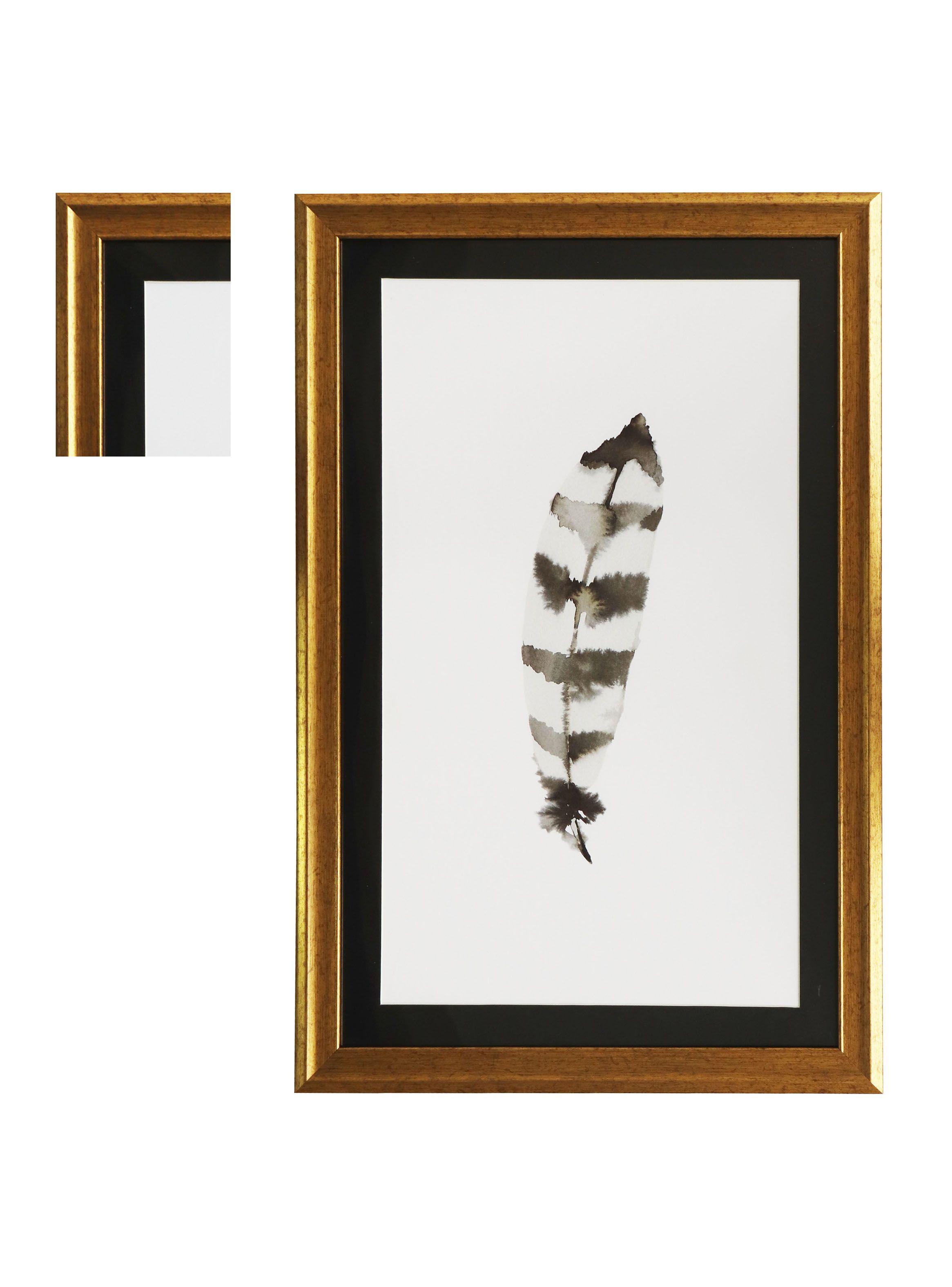 Cuadro Attimo Pluma Rayas 60 x 40 cm Attimo-1