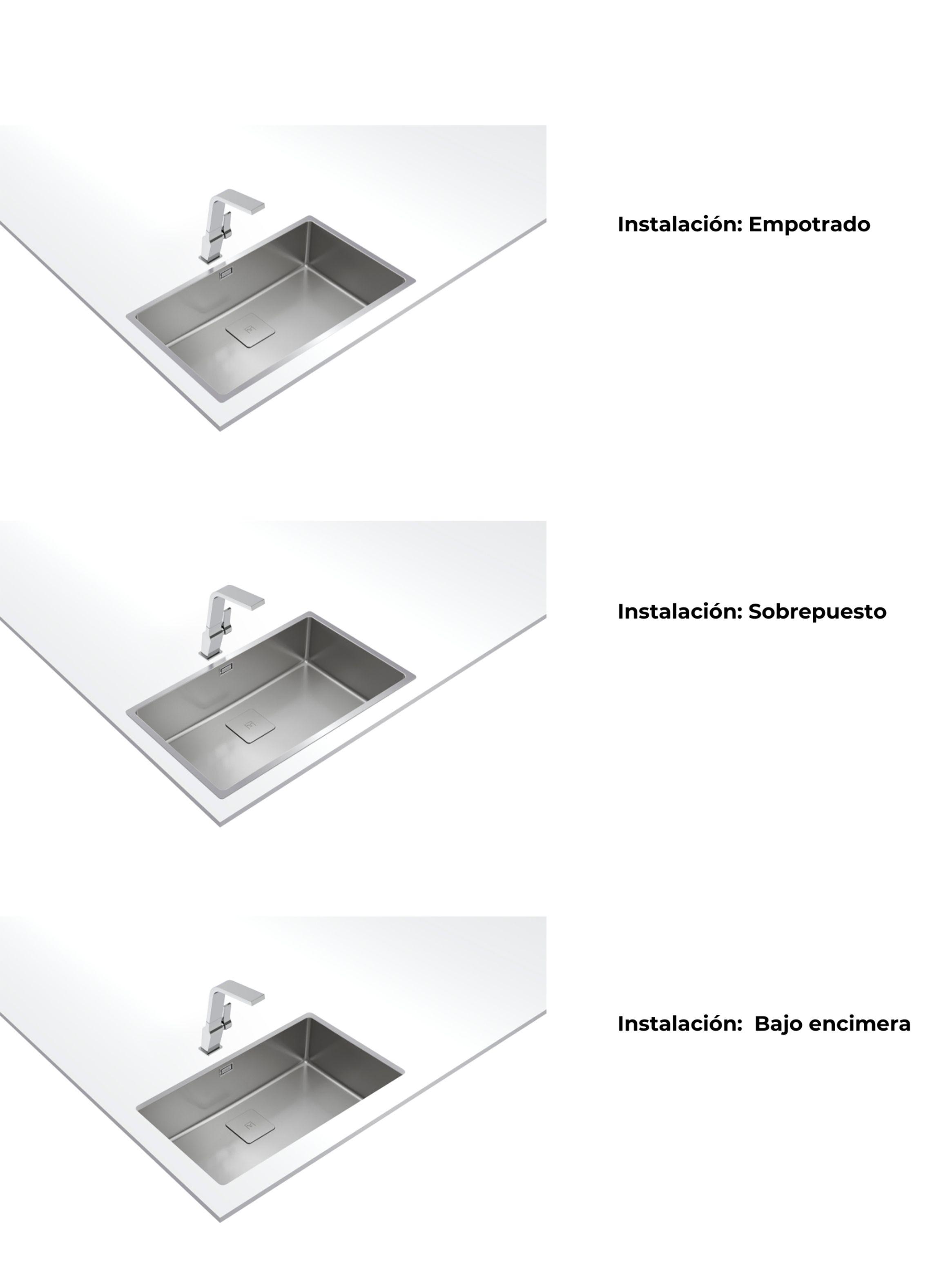 Lavaplatos Be - Empotrado Inox Pure Clean RS15 71.40-4