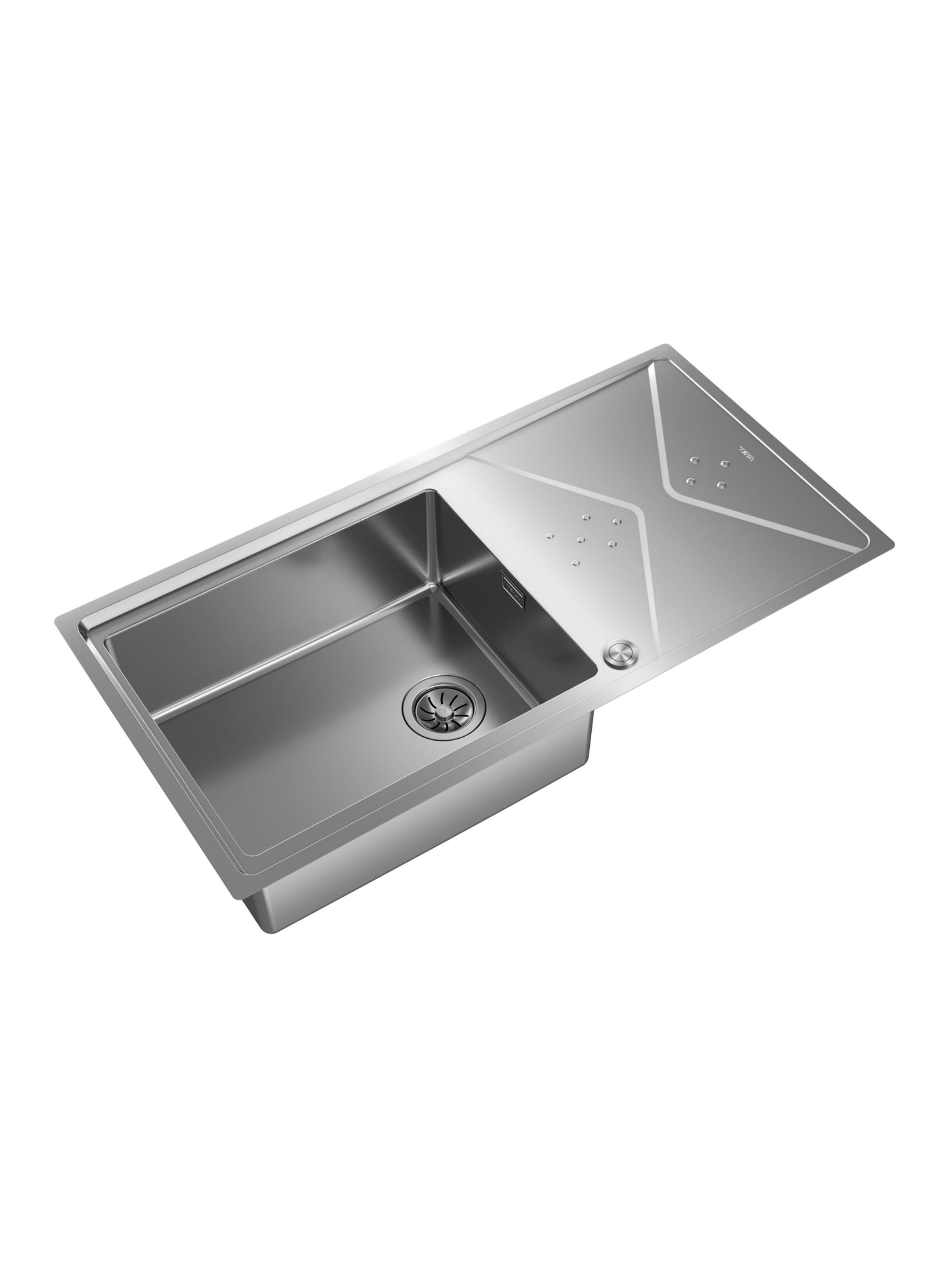 Lavaplatos Empotrado Inox Brooklyn 60MXP 1C1E Plus-3