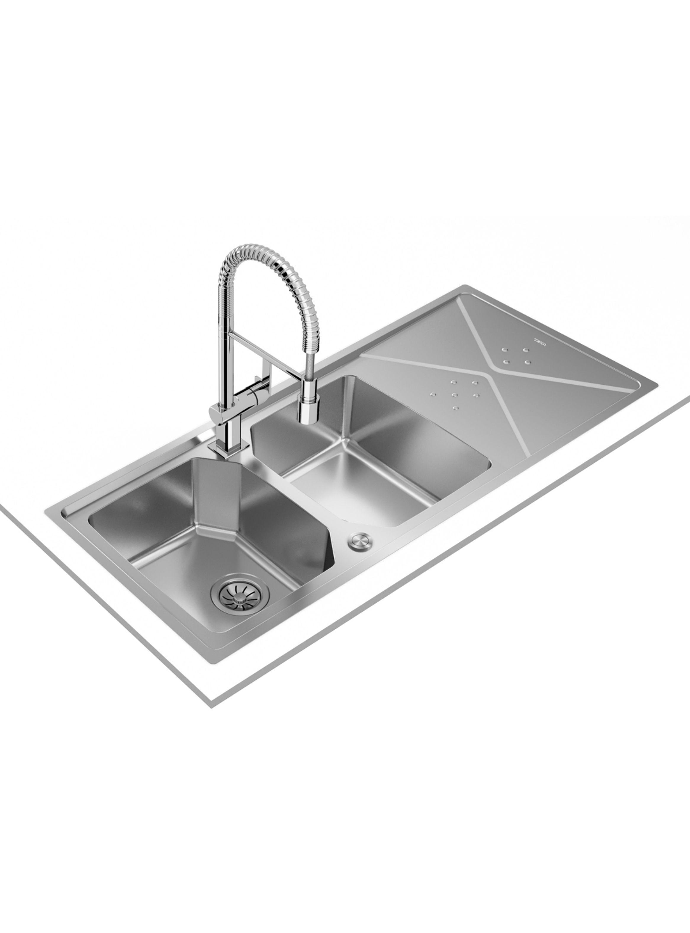 Lavaplatos Empotrado Inox Brooklyn 80MXP 2C 1E-5