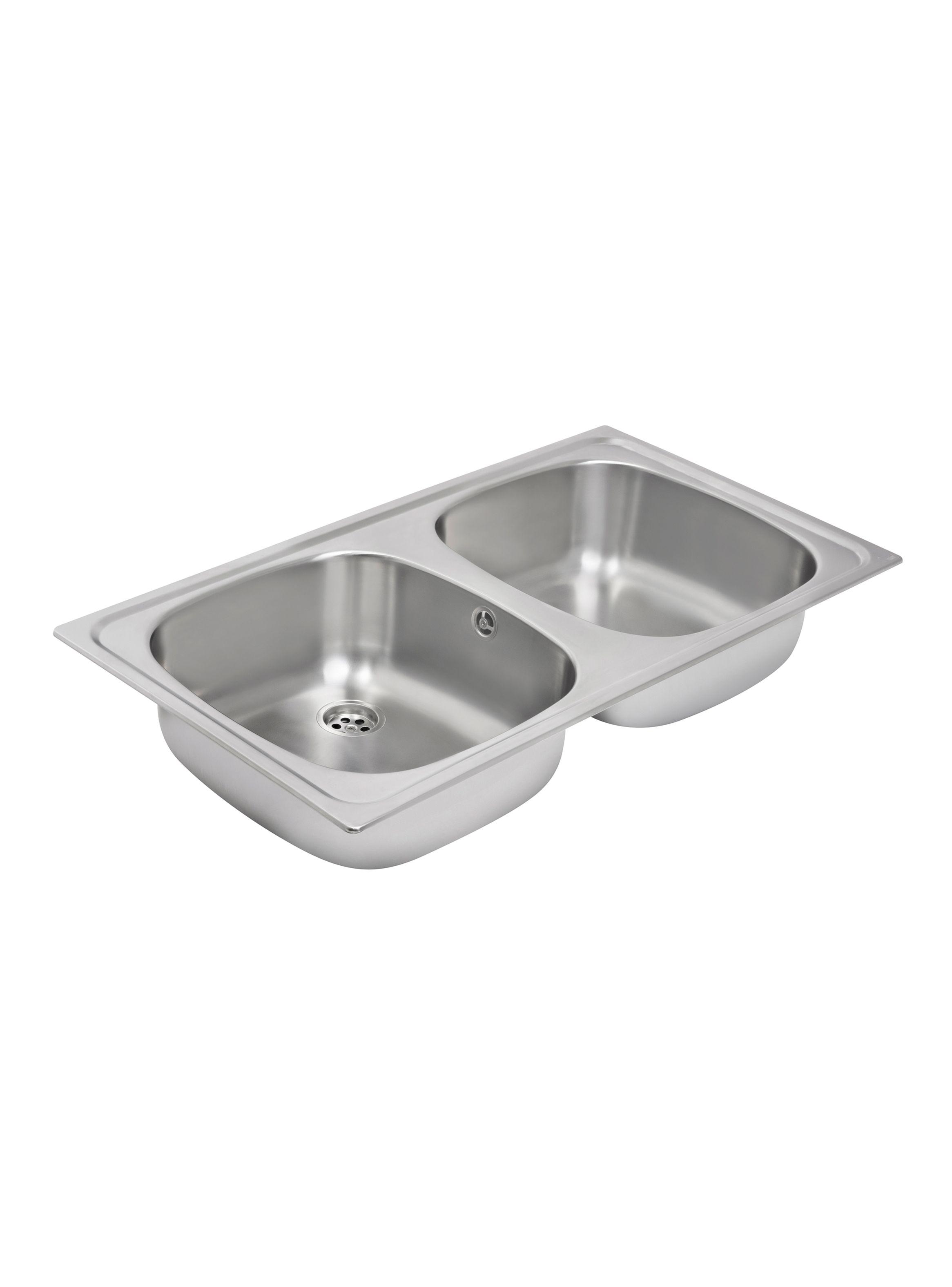 Lavaplatos Empotrado Inoxidable 800.440 2C Reversible-2