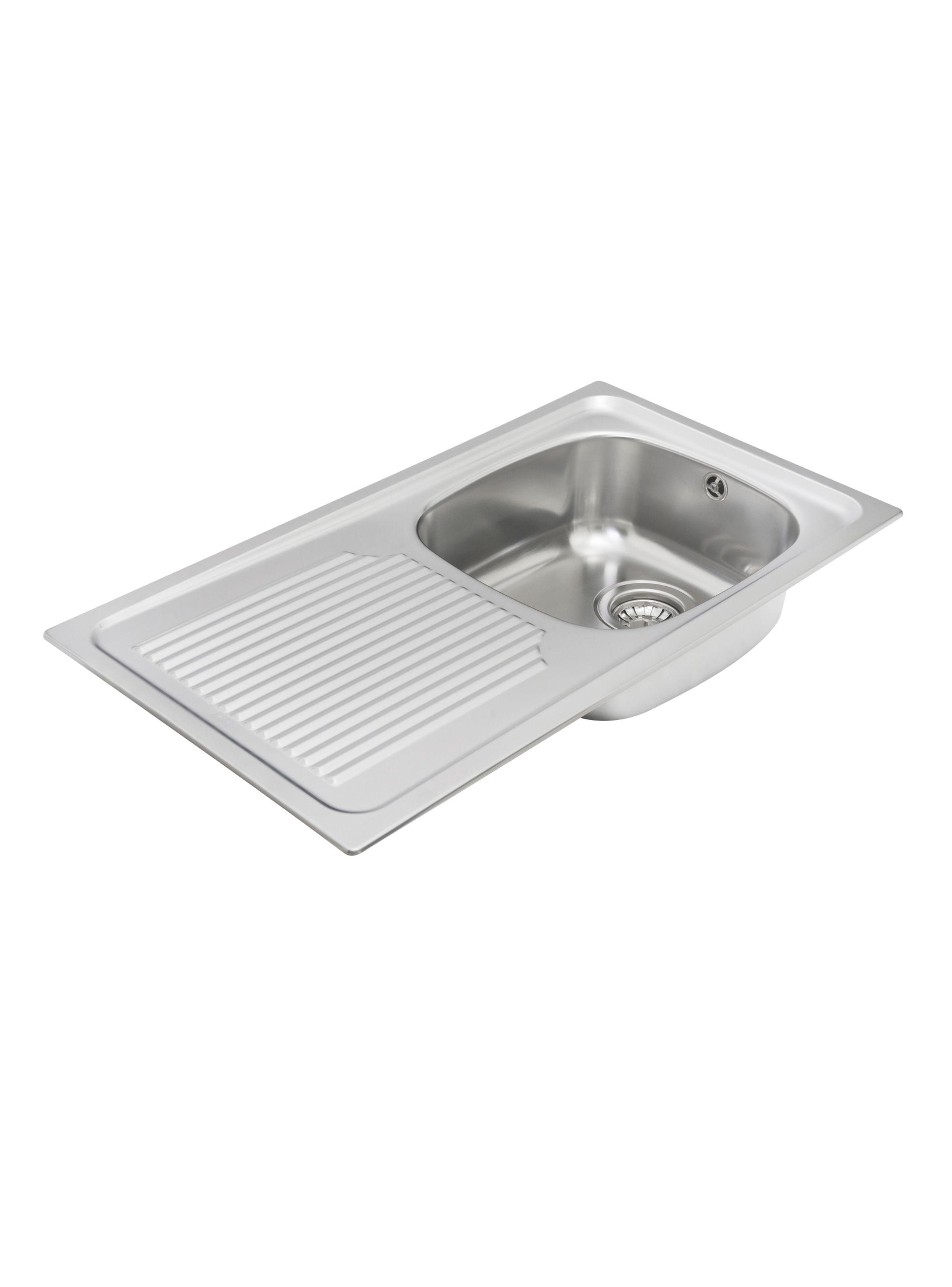 Lavaplatos Empotrado Inoxidable 800.440 1C 1E Reversible-2