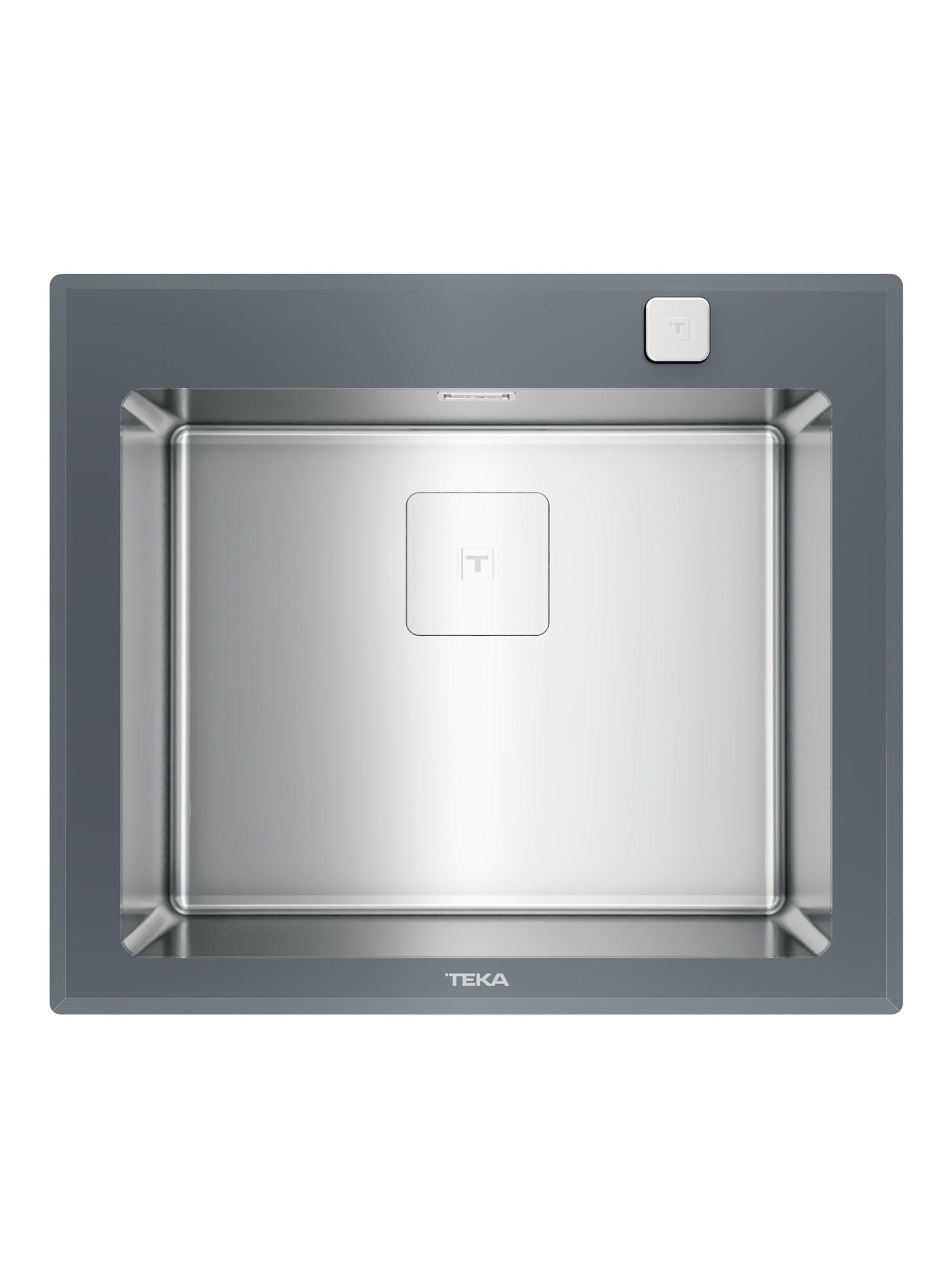 Lavaplatos Empotrado Diamond RS15 1C Stone Gray-4