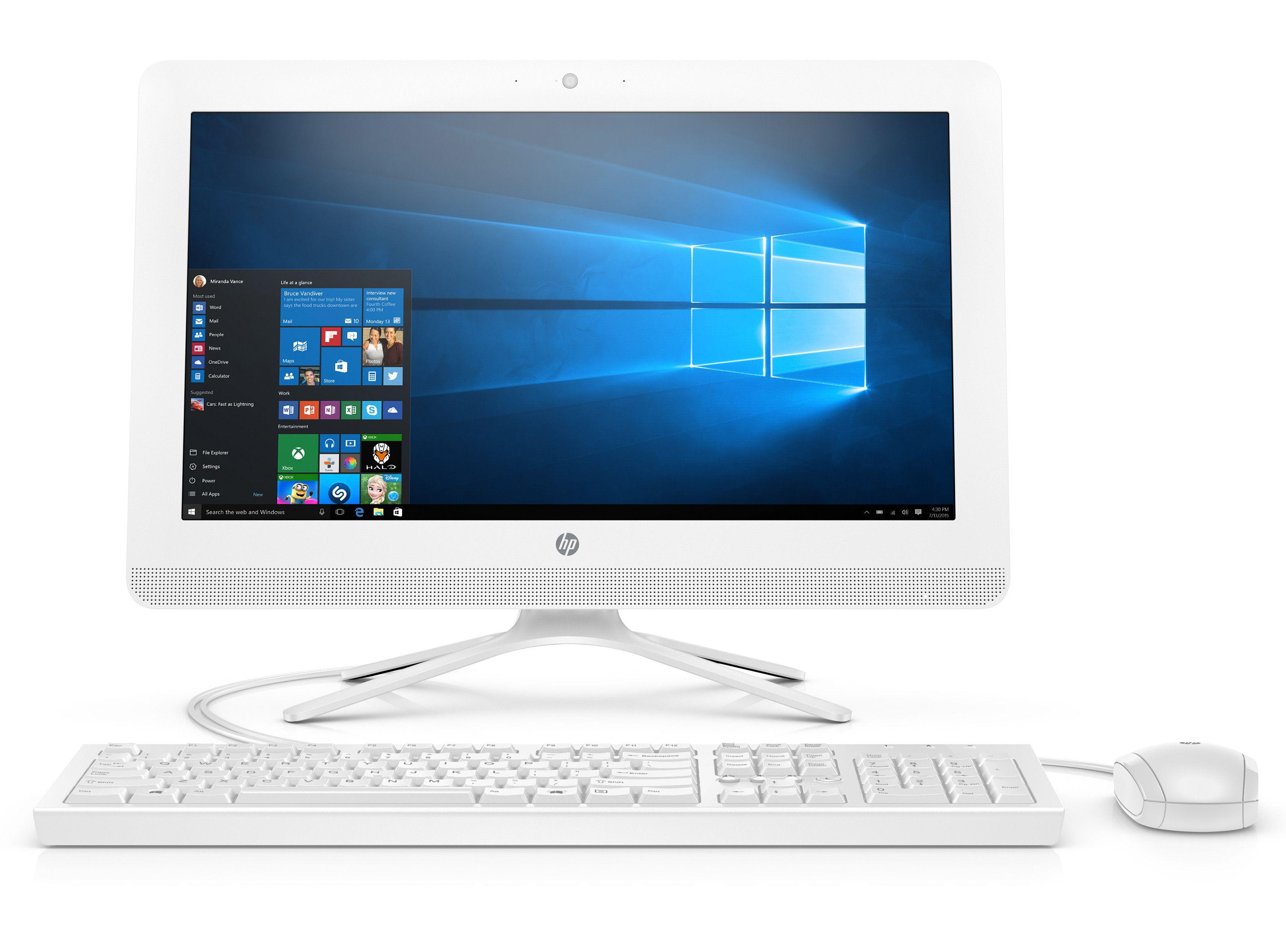 HP All-in-One 20-c205la Intel Celeron J3060 4GB RAM 1TB HDD 19,5"-0