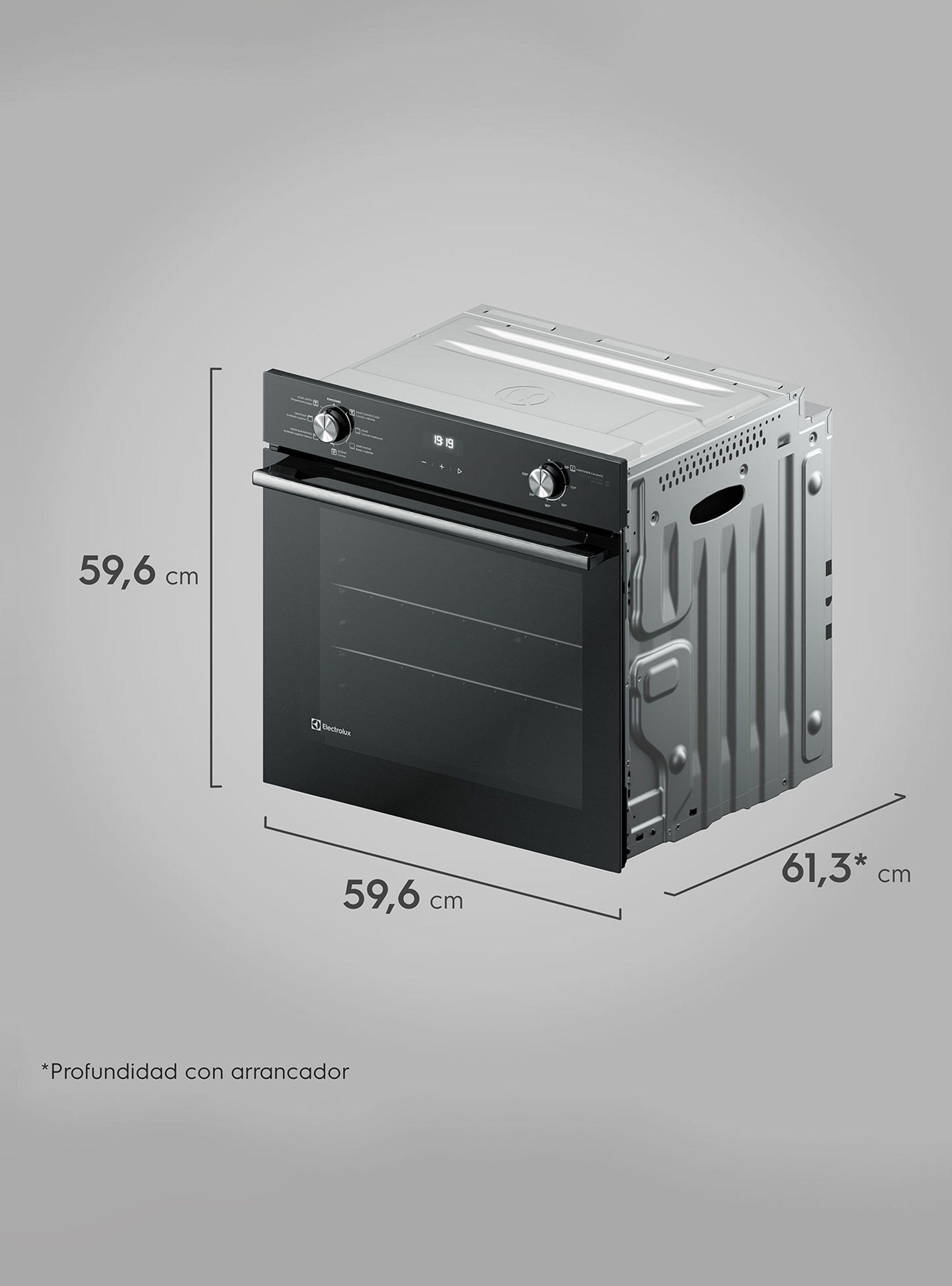 Horno Empotrable Manual 80 L OE8EH Negro-1