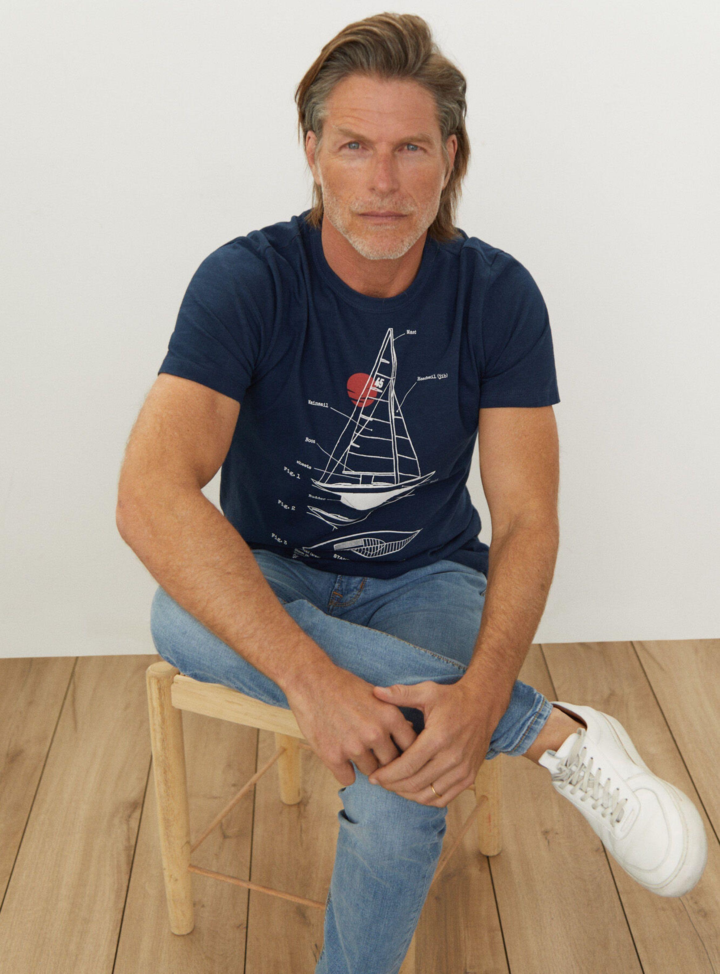 Polera Estampado Velero-4