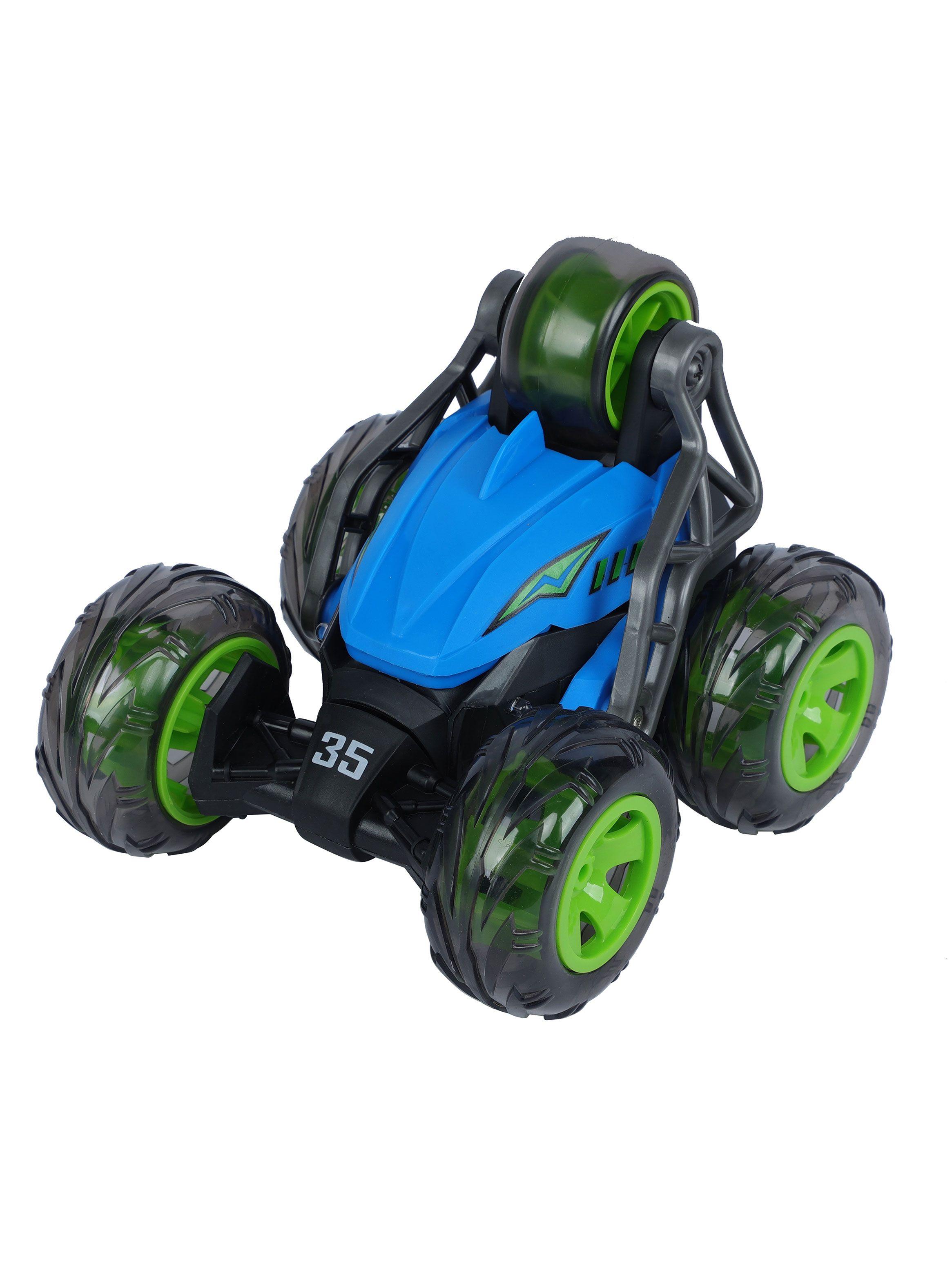 Auto a Control Remoto Acrobático Azul 2.4 Ghz-2