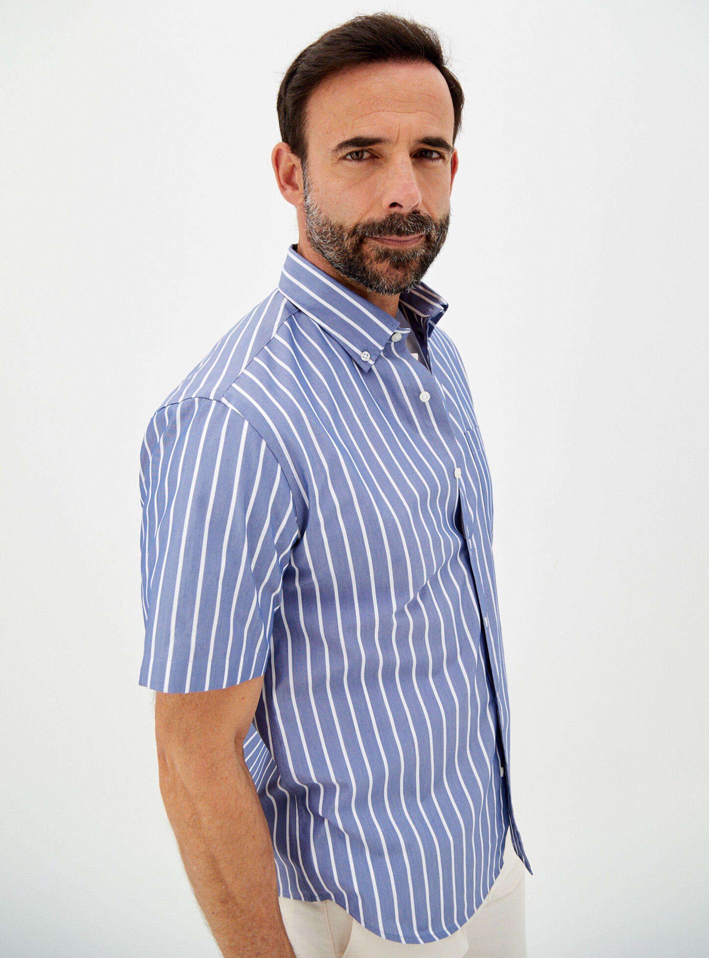 Camisa con Bolsillo Parche-2