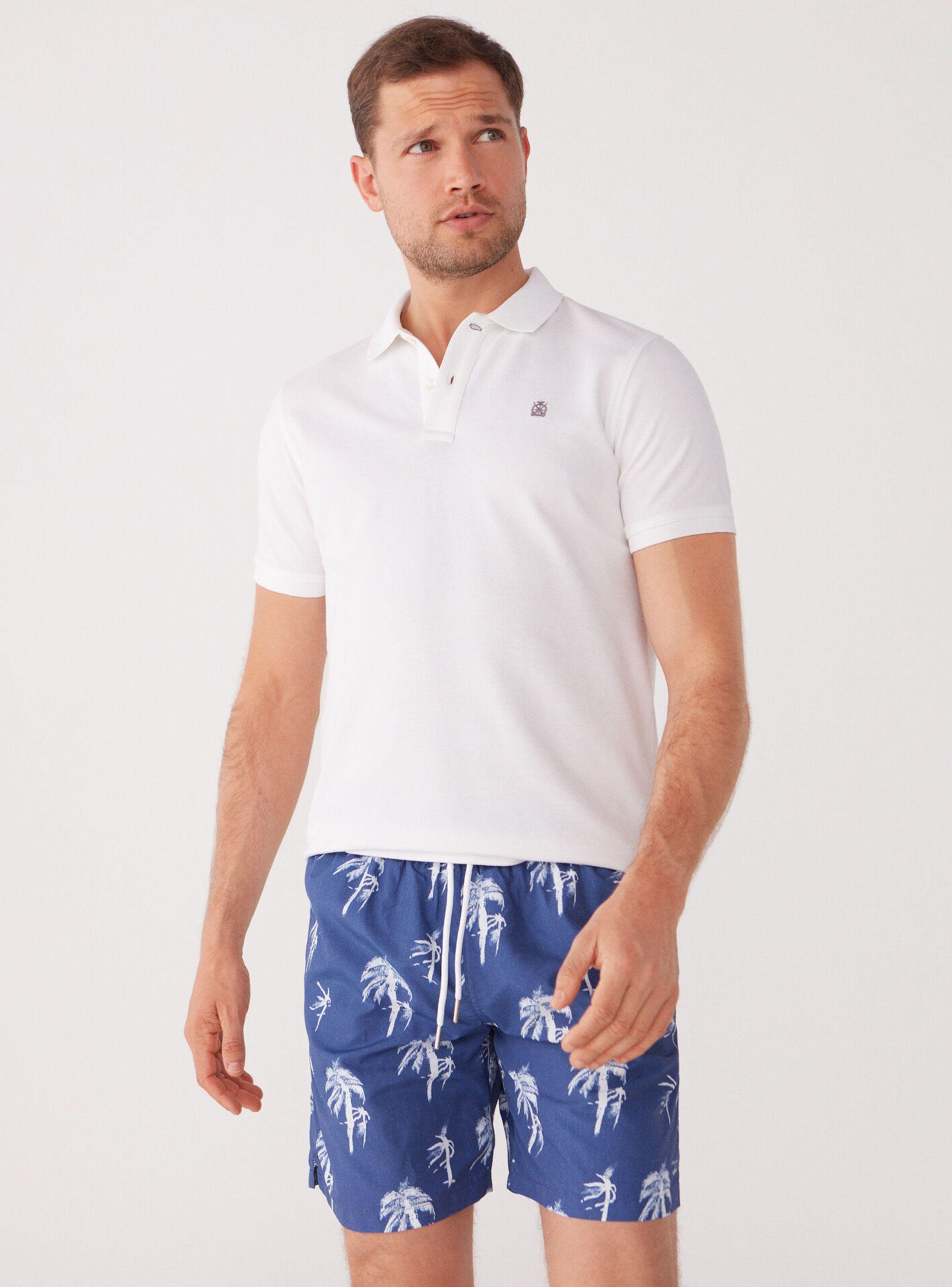 Traje de Baño Corto con Palmeras-2