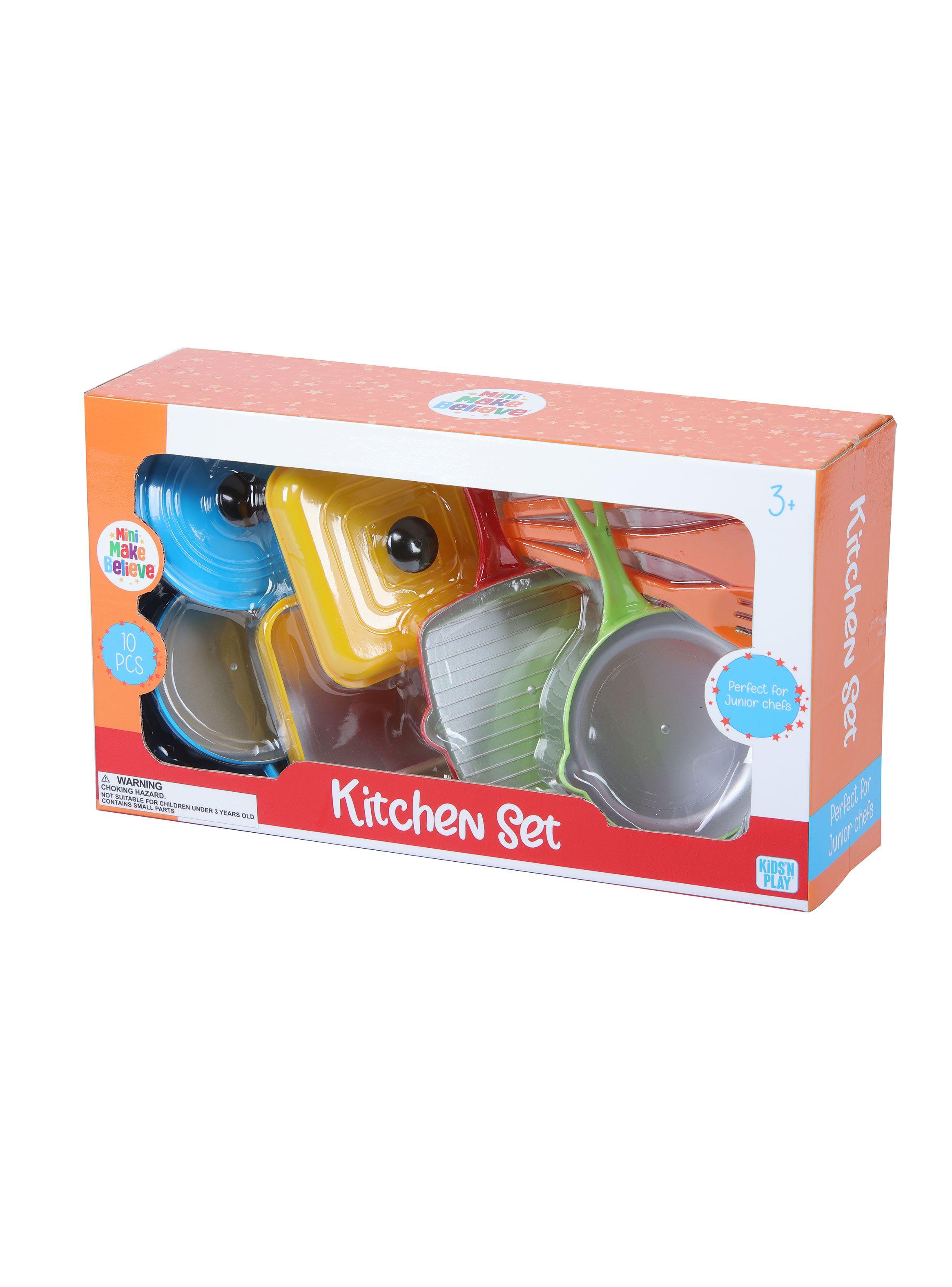Juguete Mini Hogar Set De Cocina 9 Piezas-0