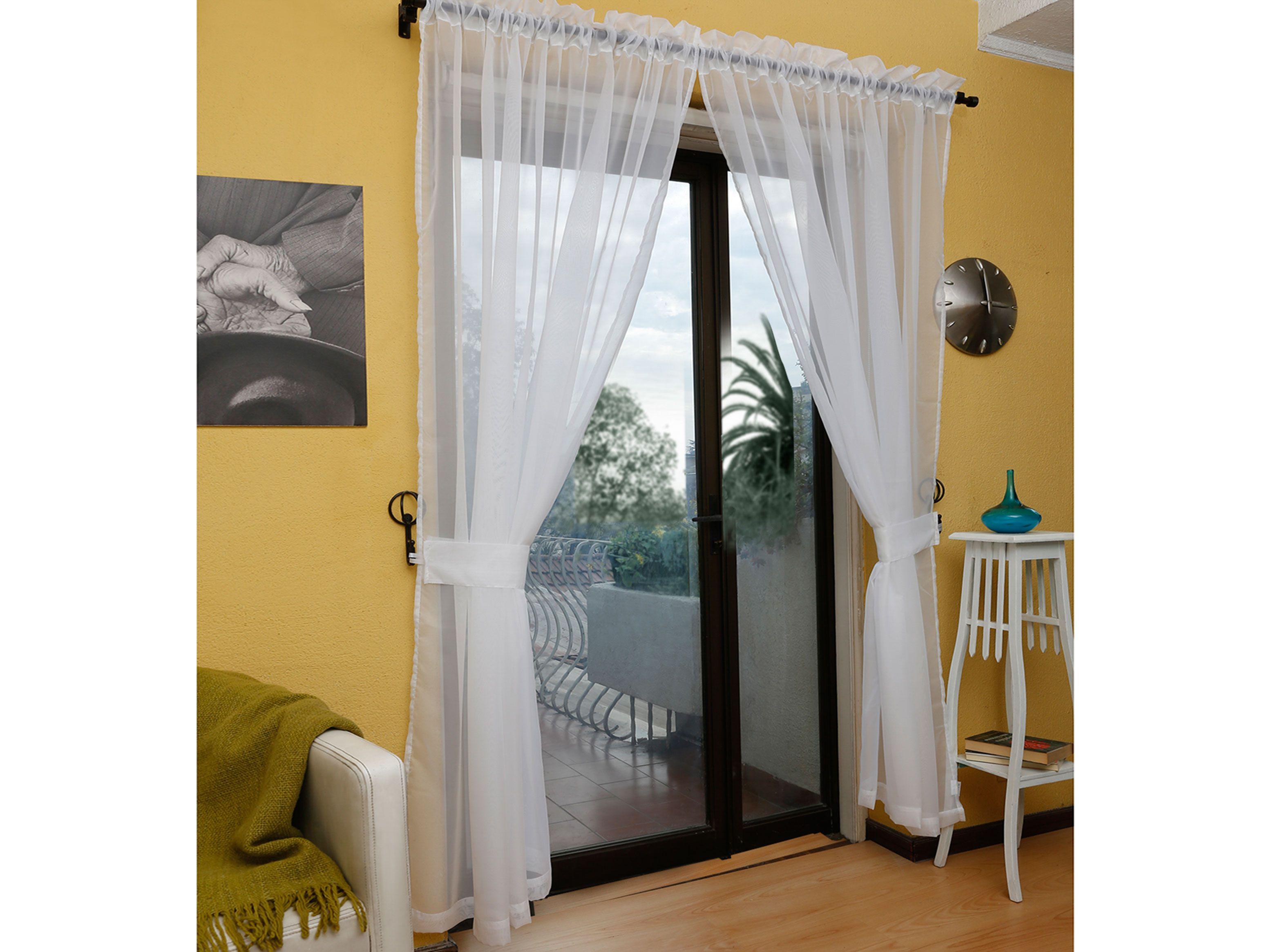 Set Mallorca Velo Liso 4 Piezas Cinta Panal-2