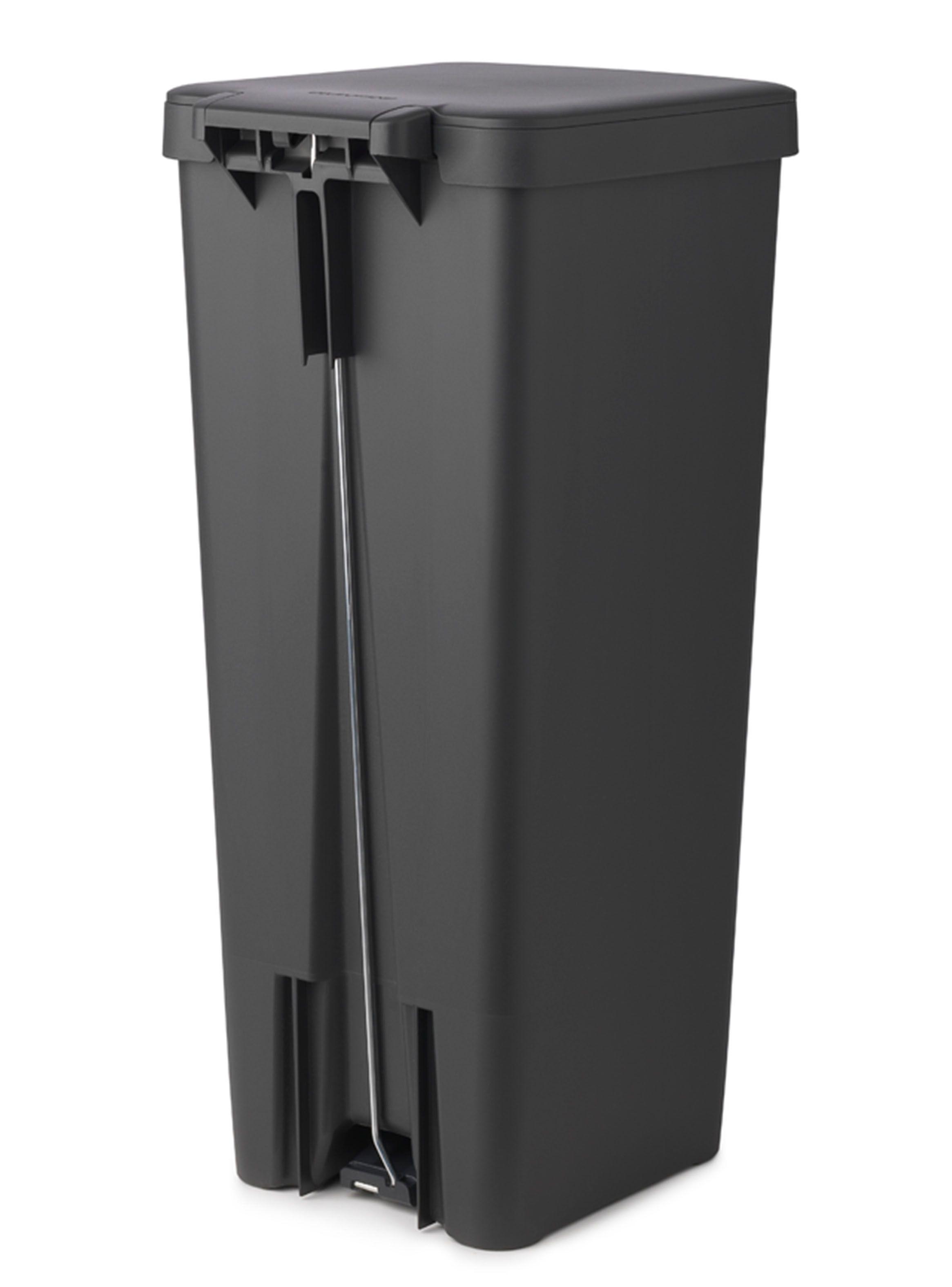 Basurero Pedal Step Up 40 Litros Negro-2