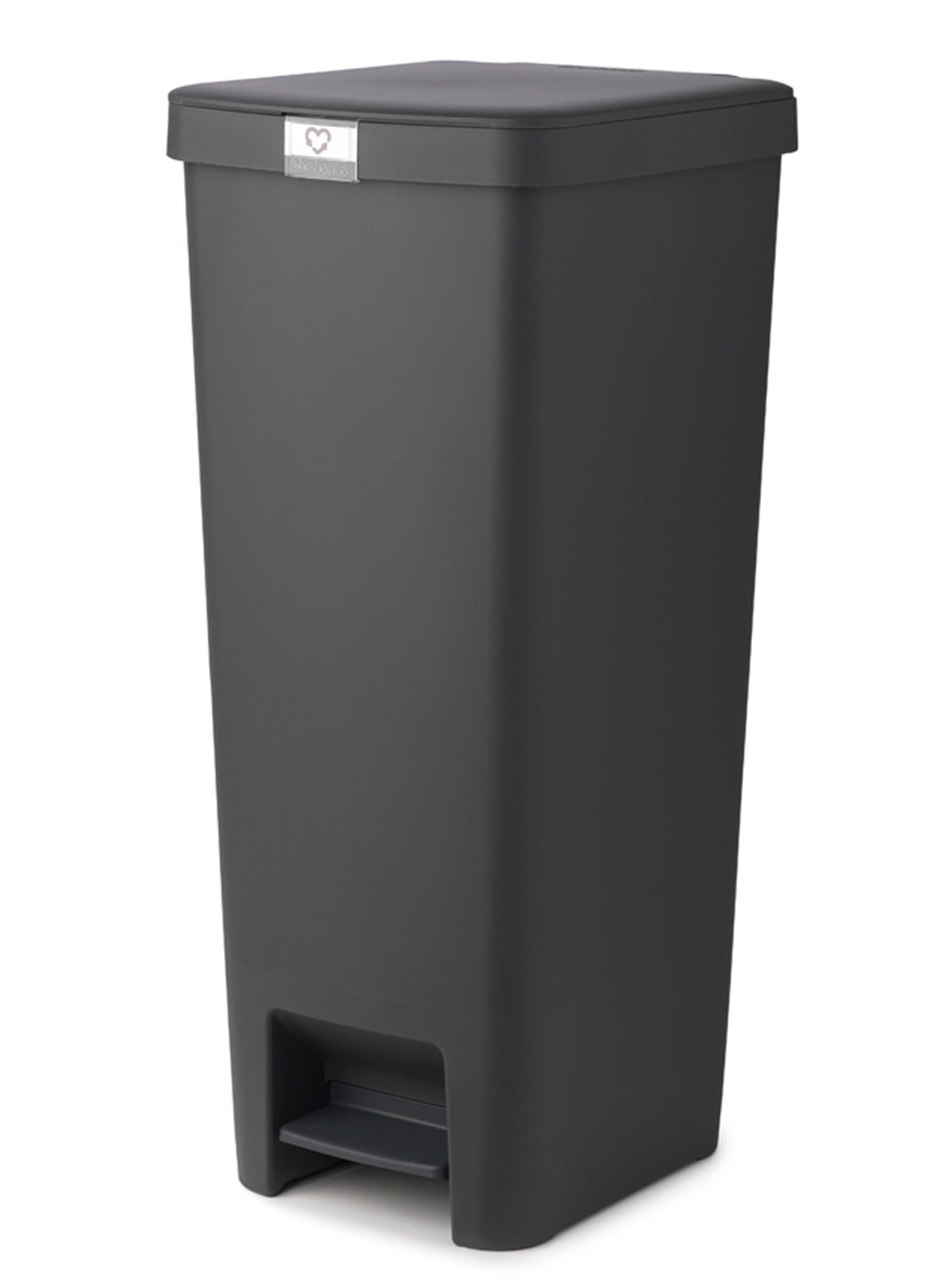 Basurero Pedal Step Up 40 Litros Negro-1