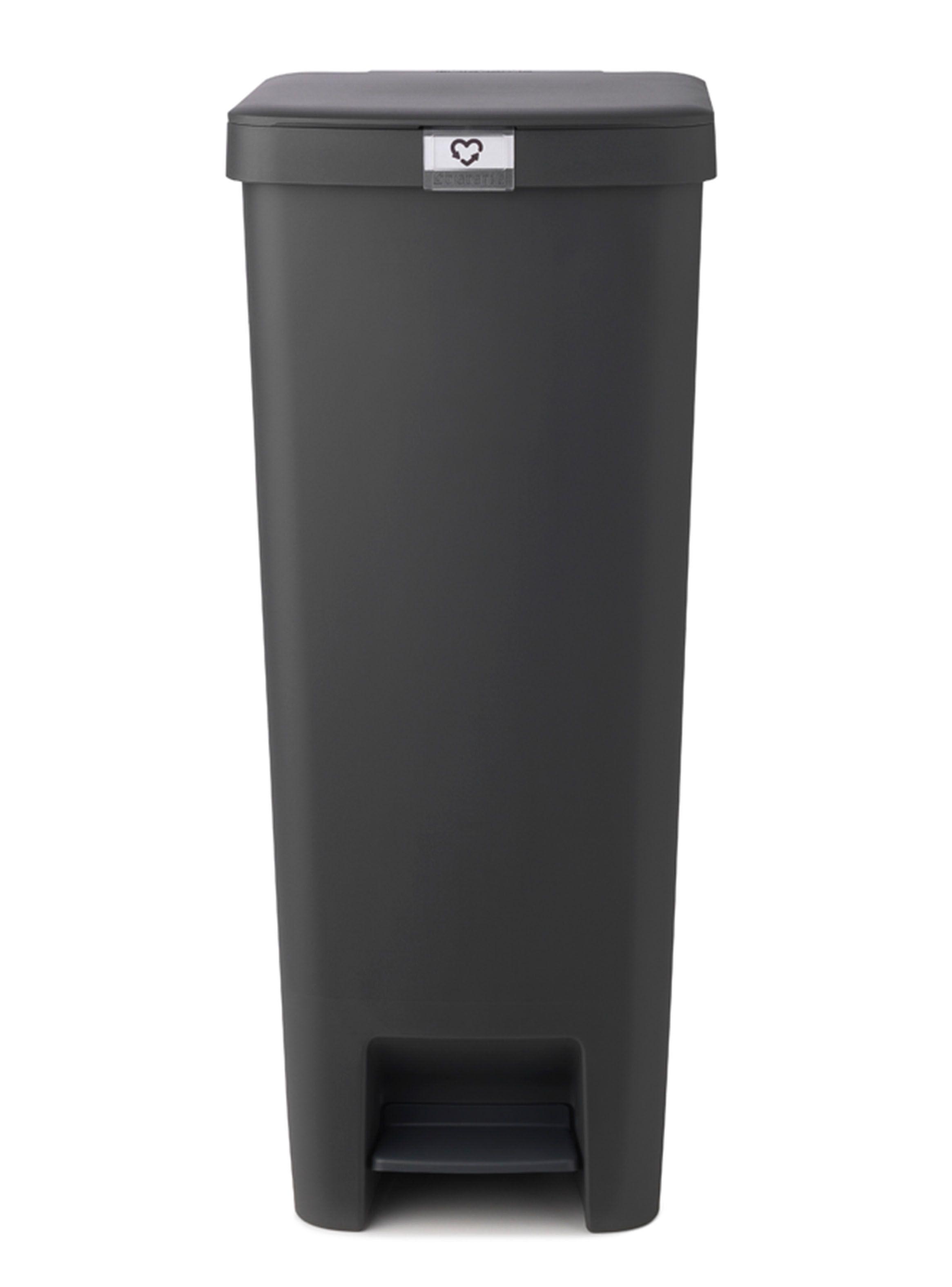 Basurero Pedal Step Up 40 Litros Negro-0