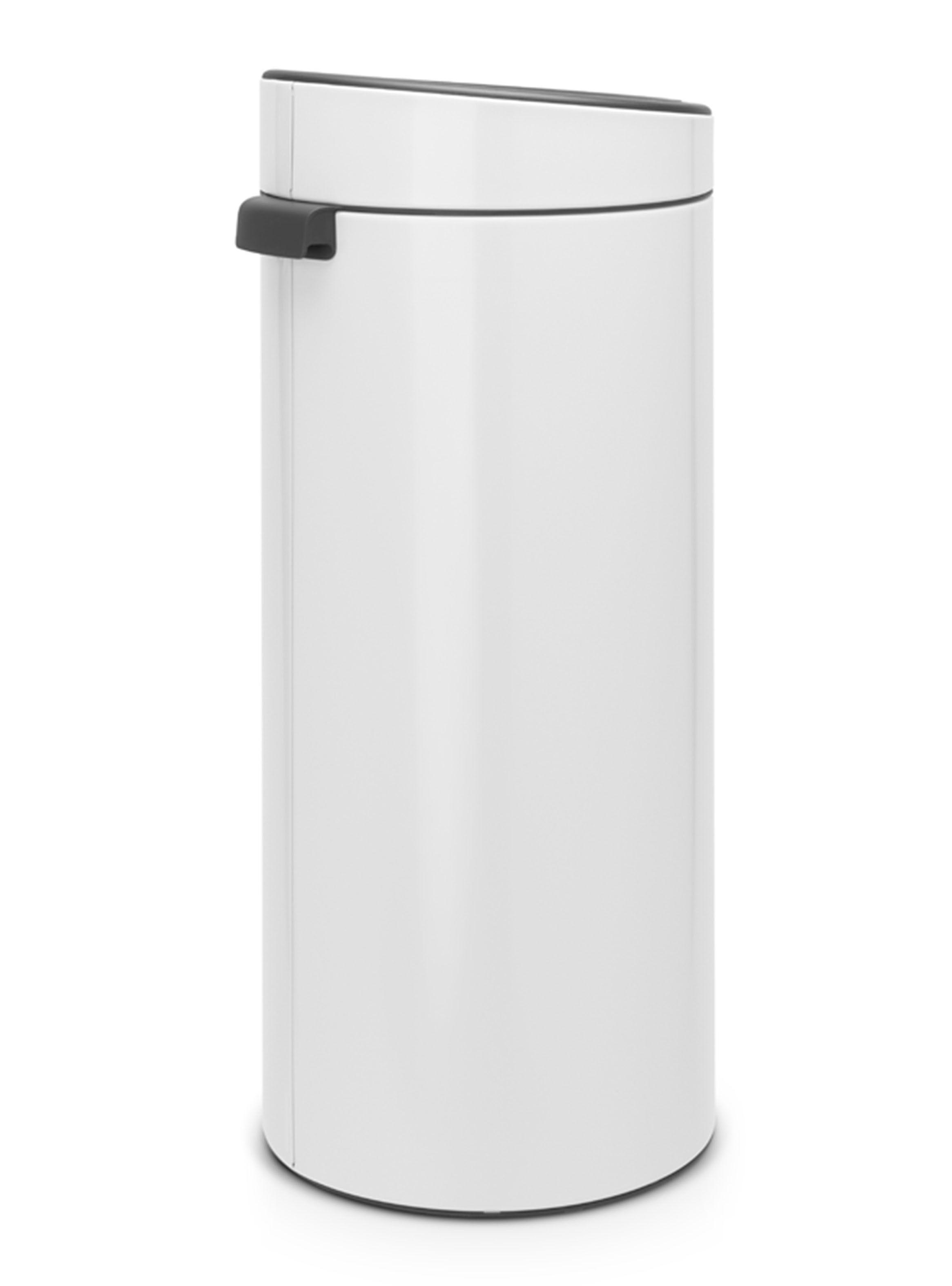 Basurero Touch New 30 Litros Blanco-2