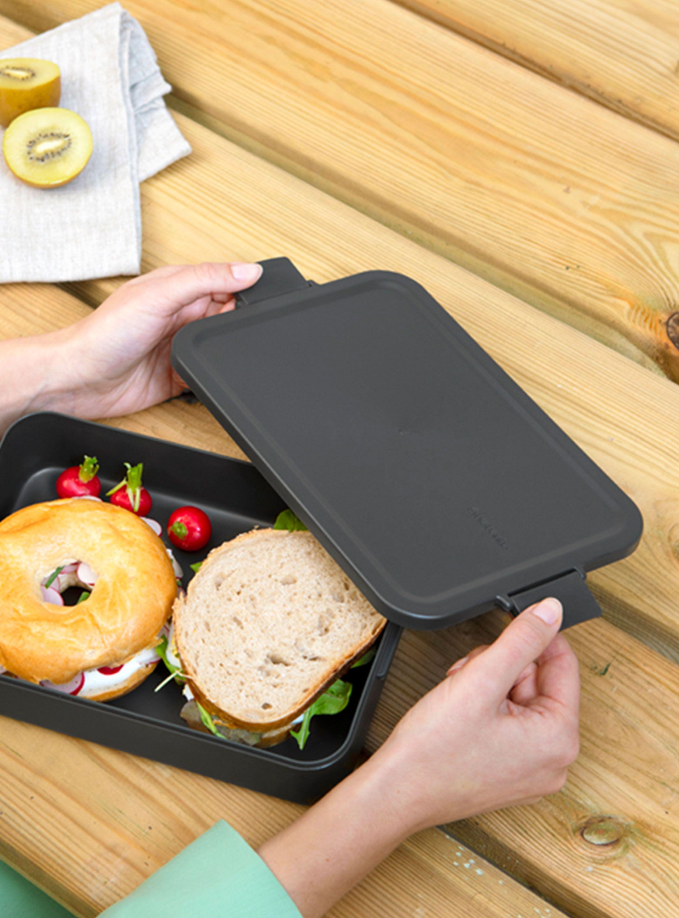 Contenedor para Almuerzo Make & Take Grande Negro-3