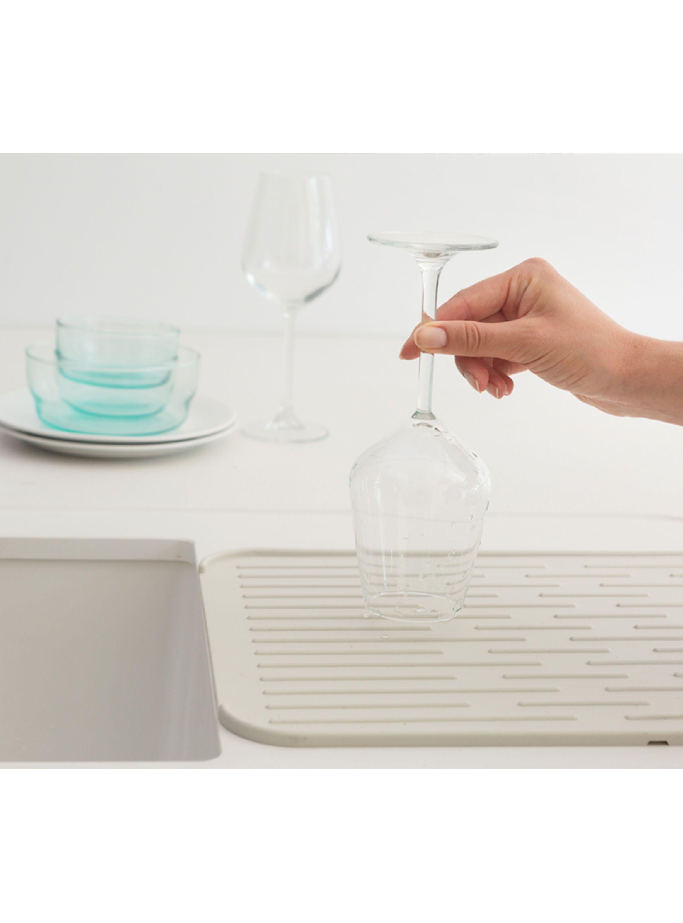 Bandeja Secaplatos Silicona Sinkside 44x32 cm Blanco-2