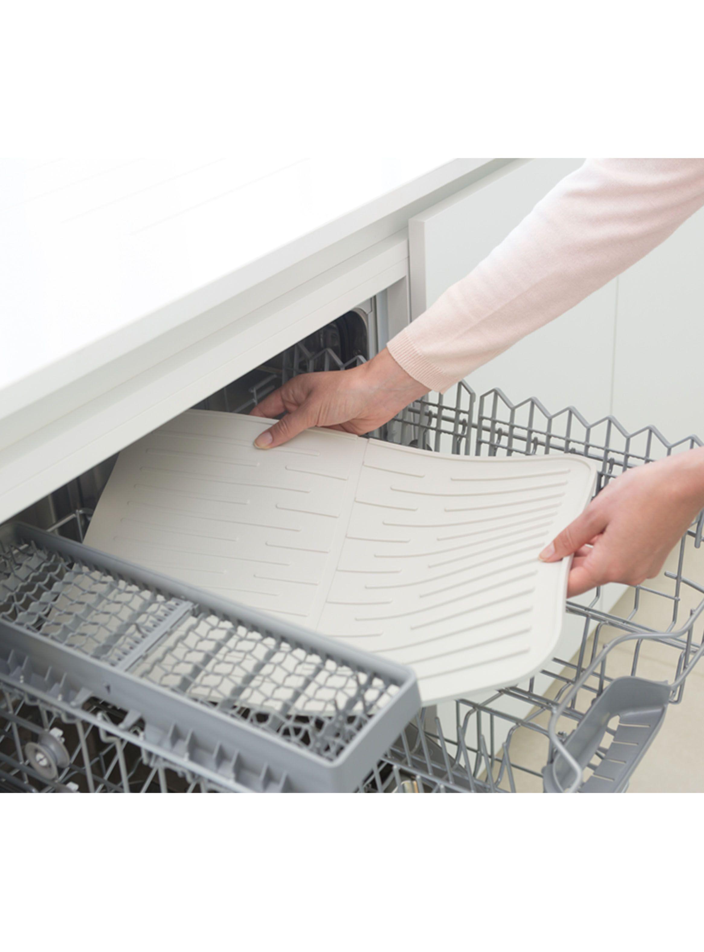 Bandeja Secaplatos Silicona Sinkside 44x32 cm Blanco-3