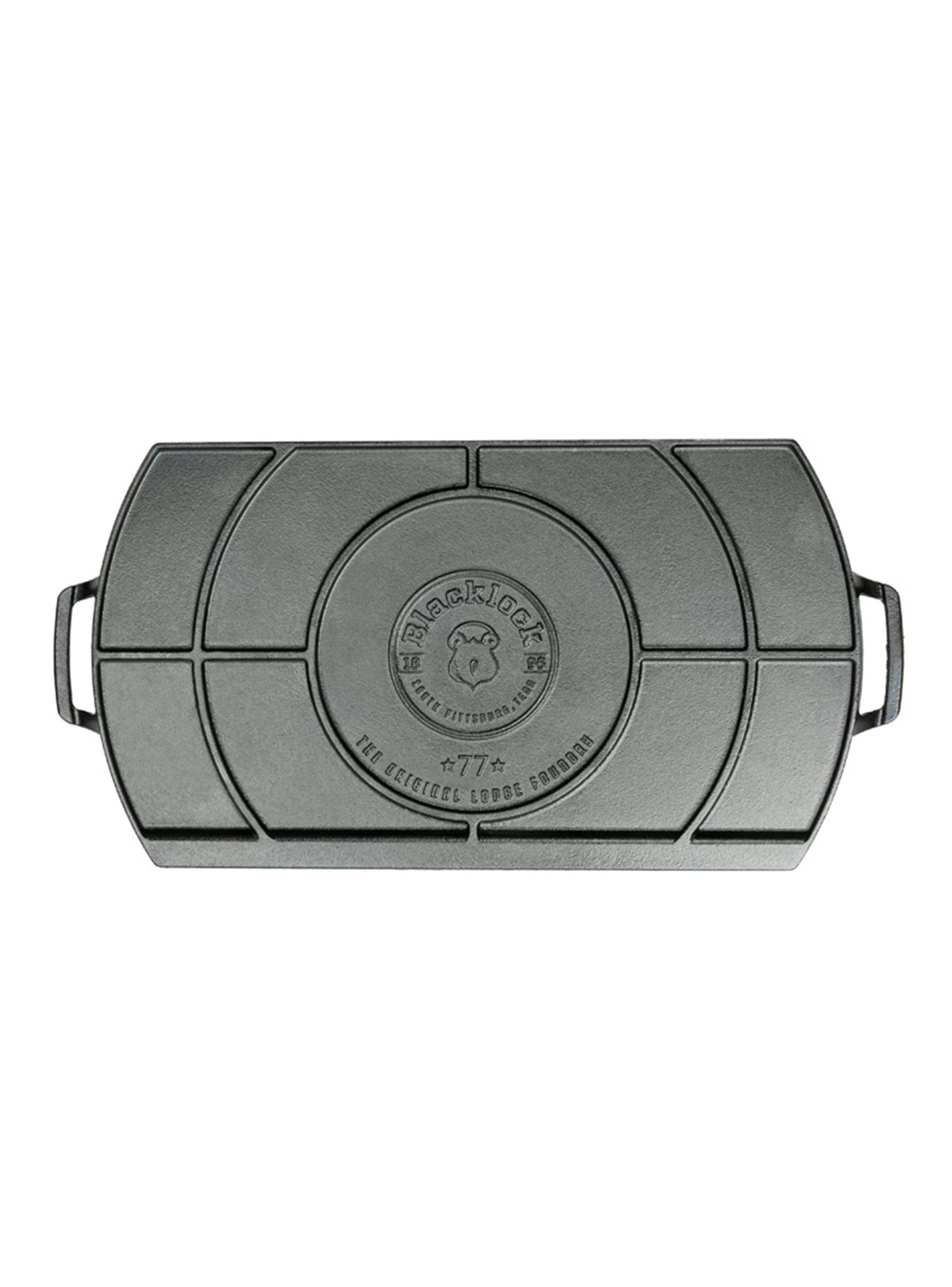 Plancha Doble Quemador Blacklock-1