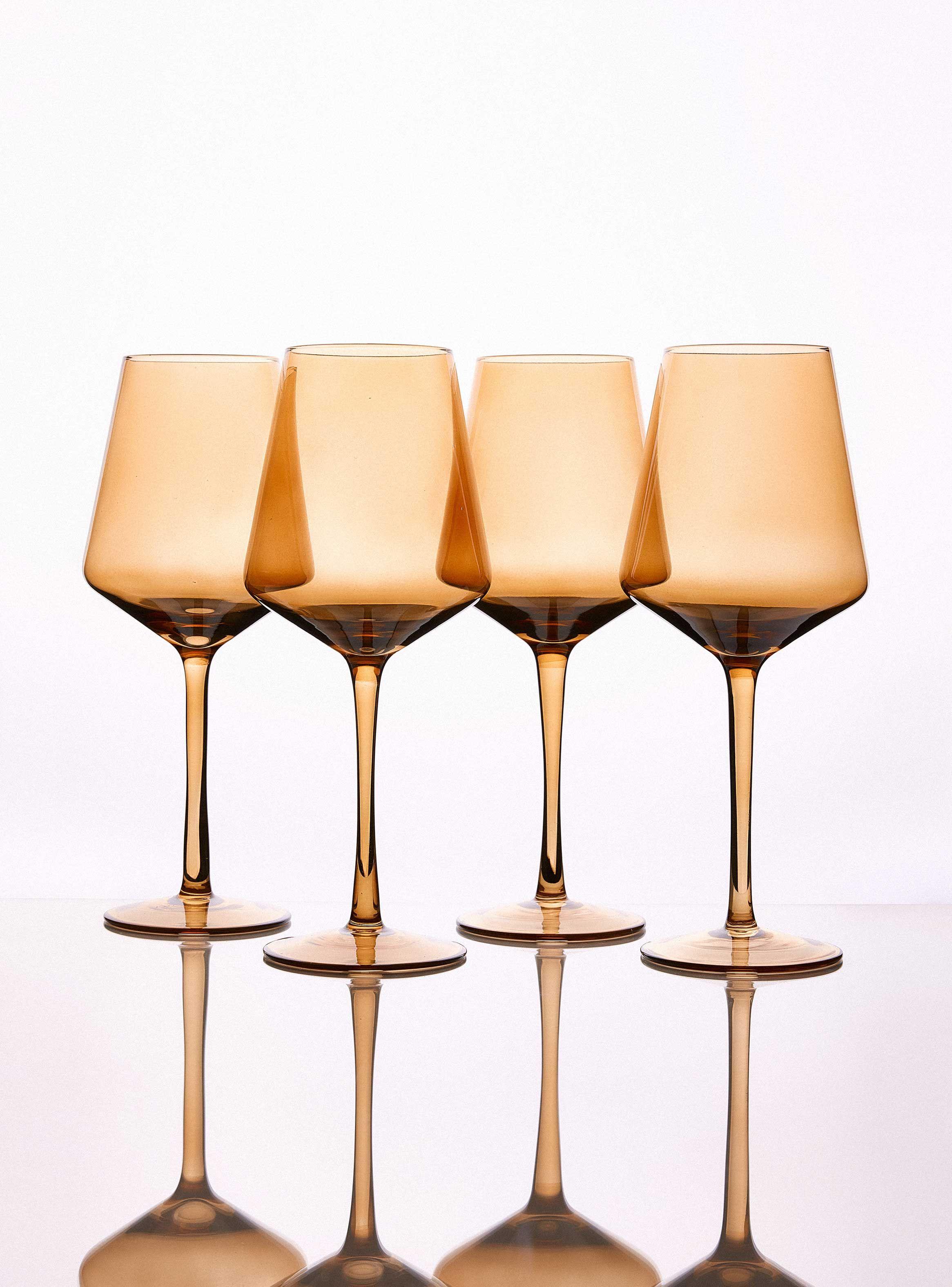 Set 4 Copas Vino Ambar 480 ml-0
