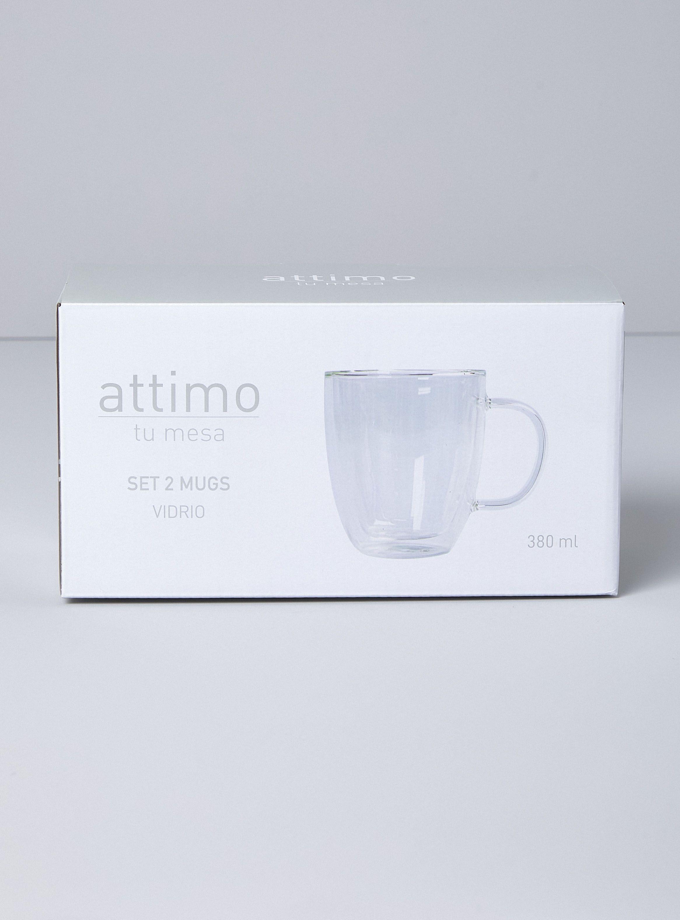 Set 2 Mug Clear 520 ml-3