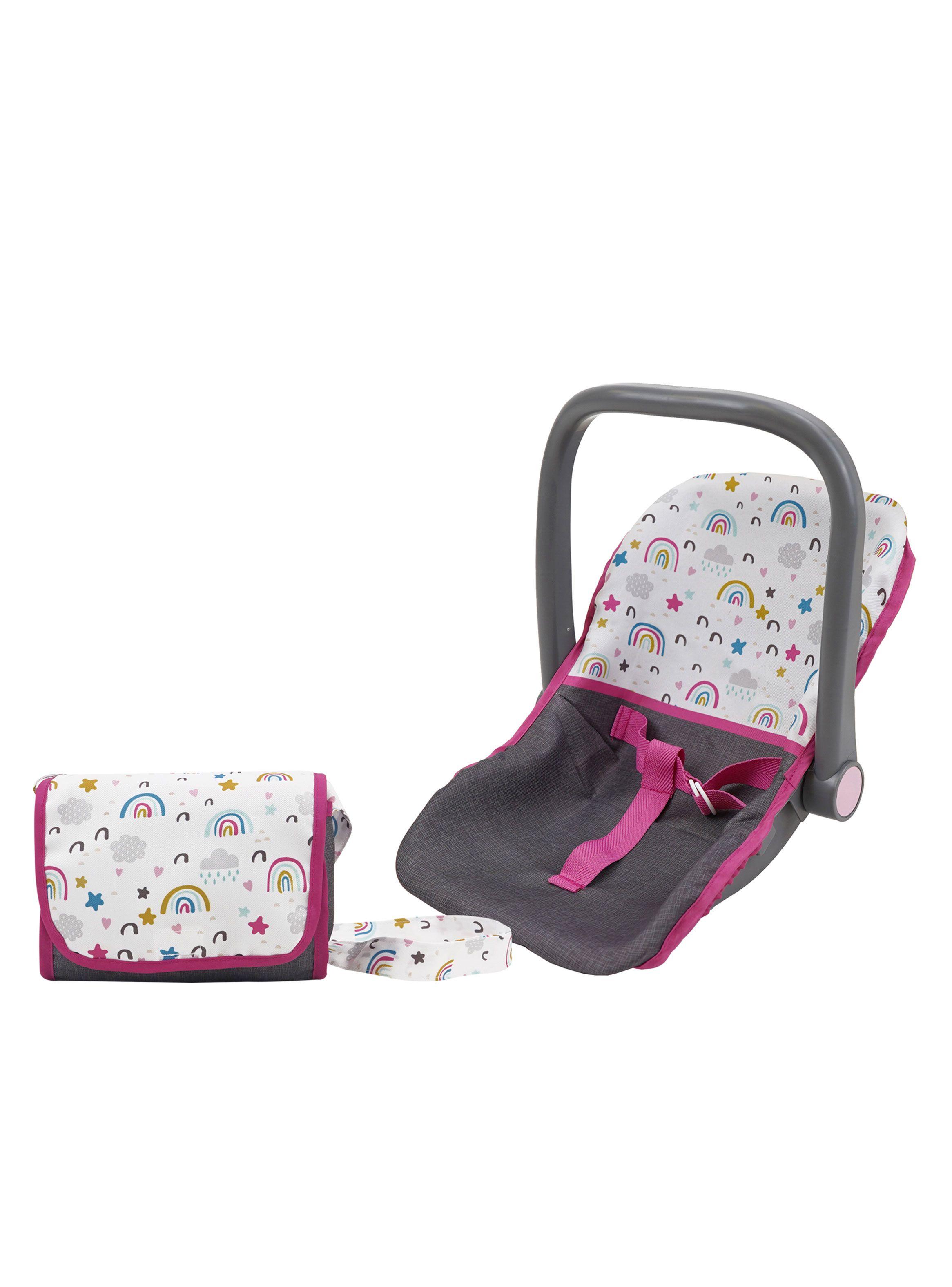 Set Bebé 21 Piezas para Muñecas Rainbow Fun Gris/Blanco/Rosa-4
