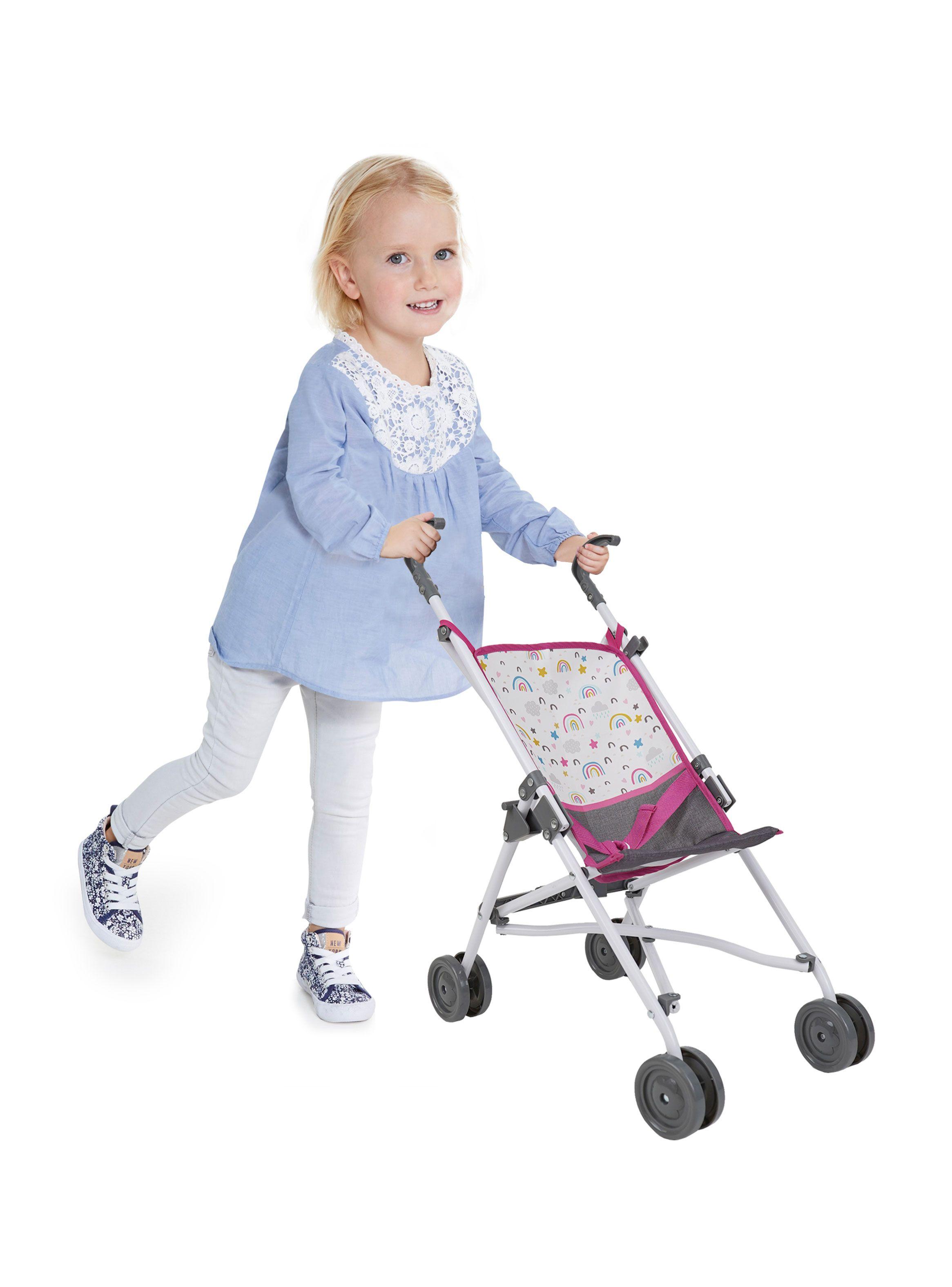 Set Bebé 21 Piezas para Muñecas Rainbow Fun Gris/Blanco/Rosa-1