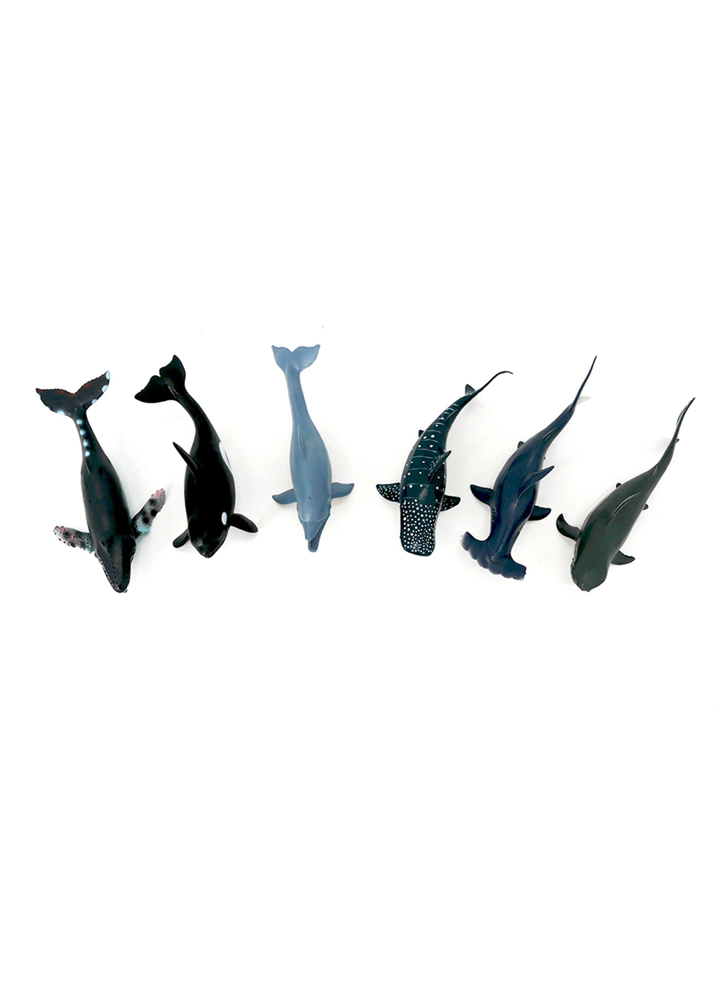 Set de Animales Marinos 6 Figuras 8"-0