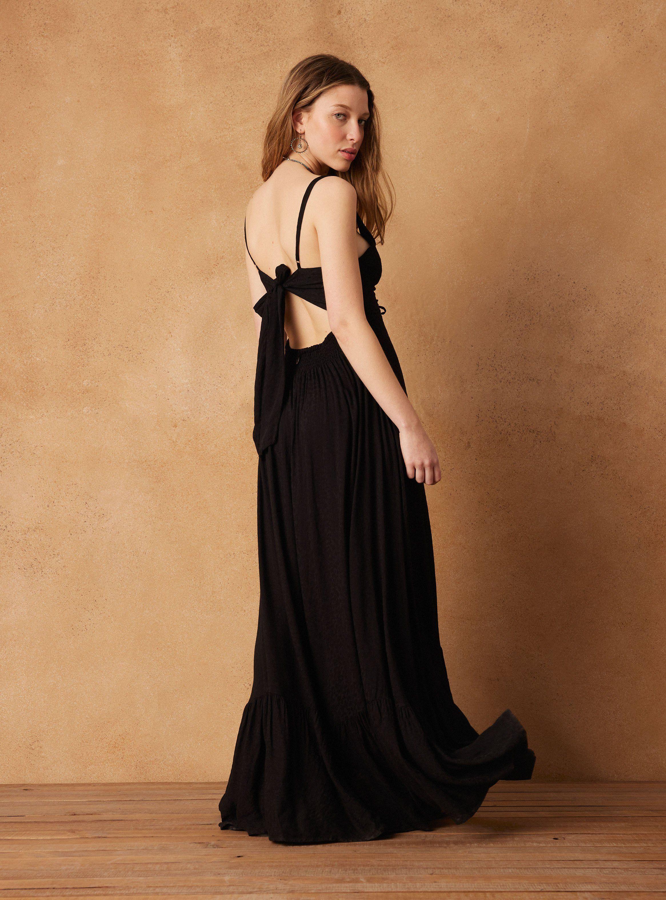 Vestido con Lazos en Espalda-5