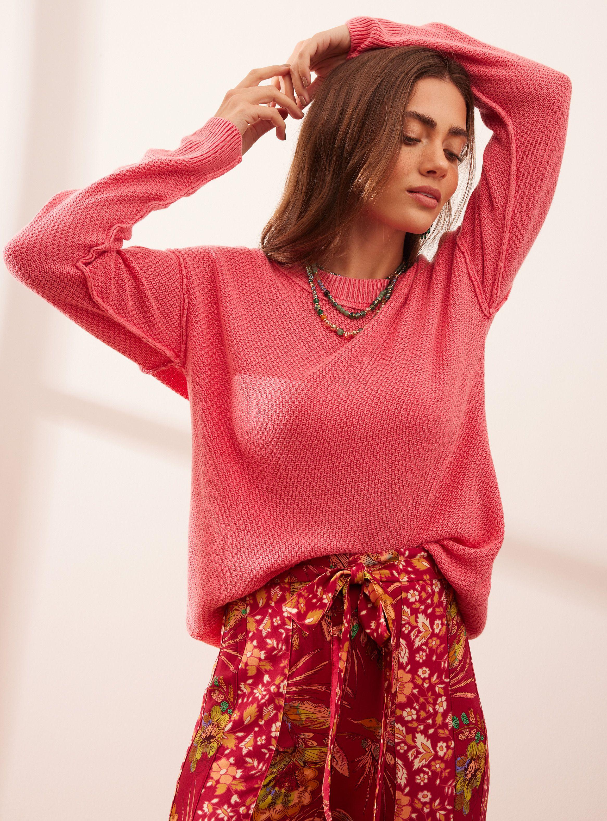 Sweater Tejido con Hilo de Lurex-0