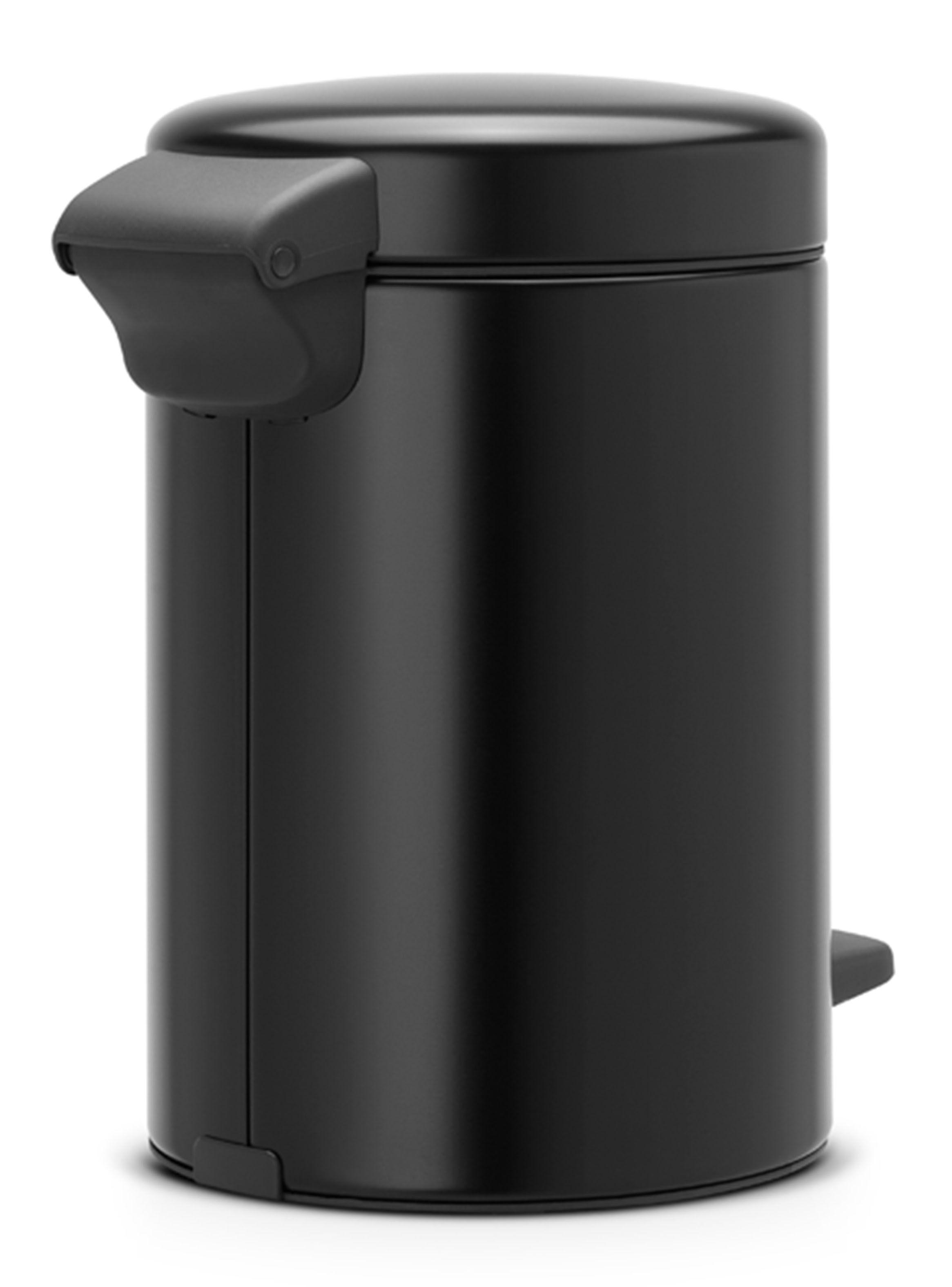 Basurero Pedal NewIcon 3 Litros Negro-2