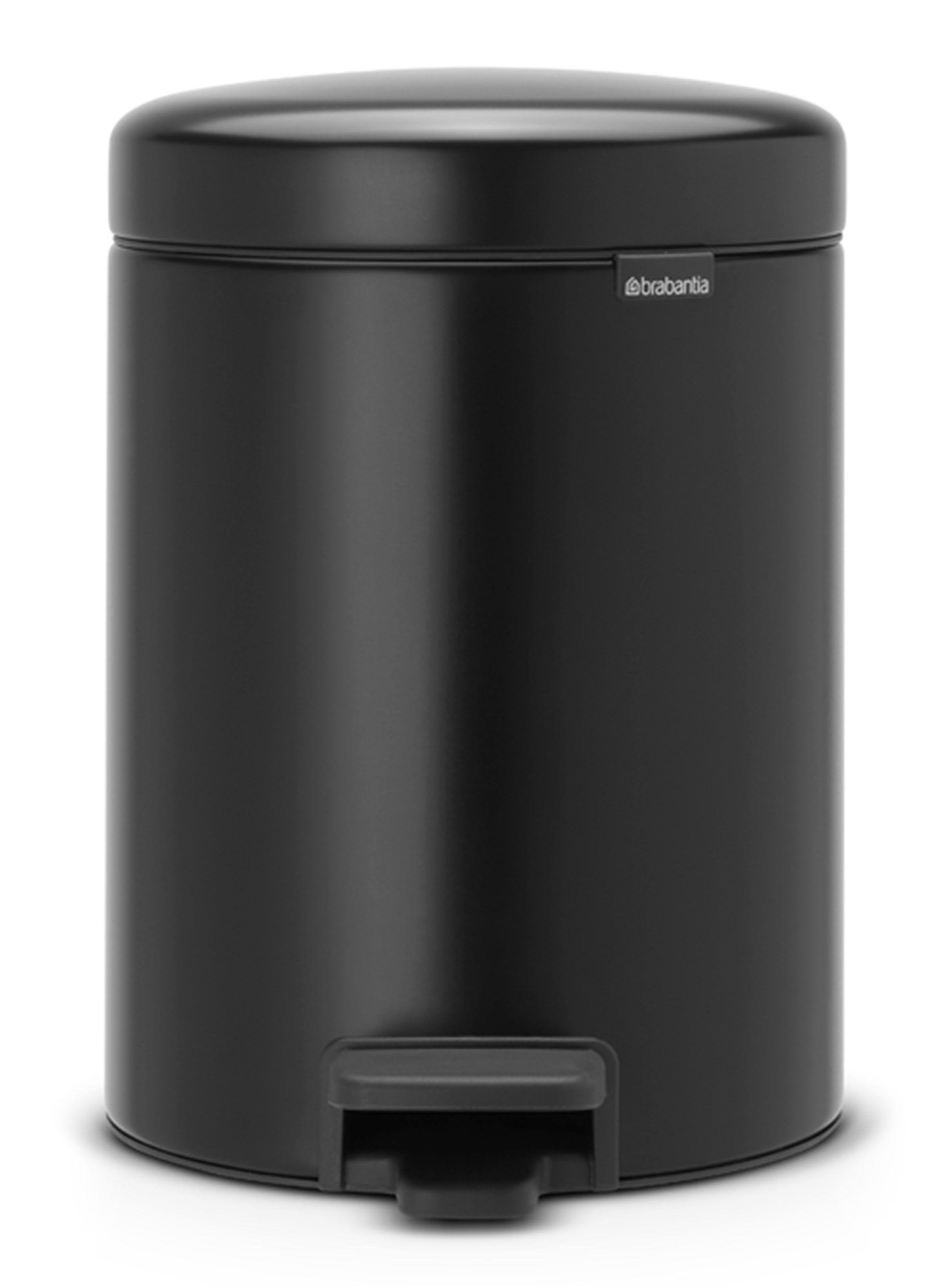 Basurero Pedal NewIcon 5 Litros Negro-0