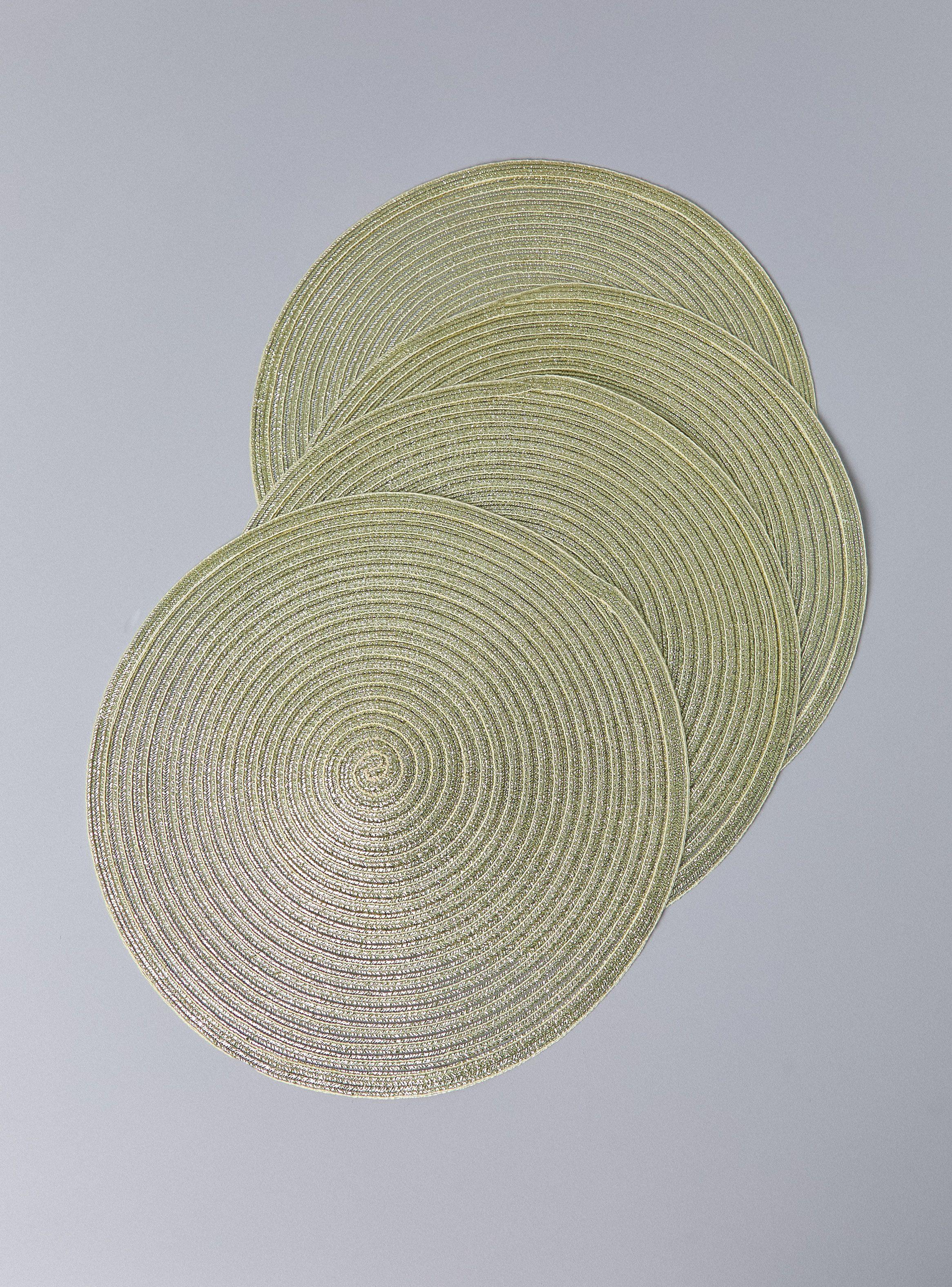 Set 4 Individuales 38 cm Verde-0