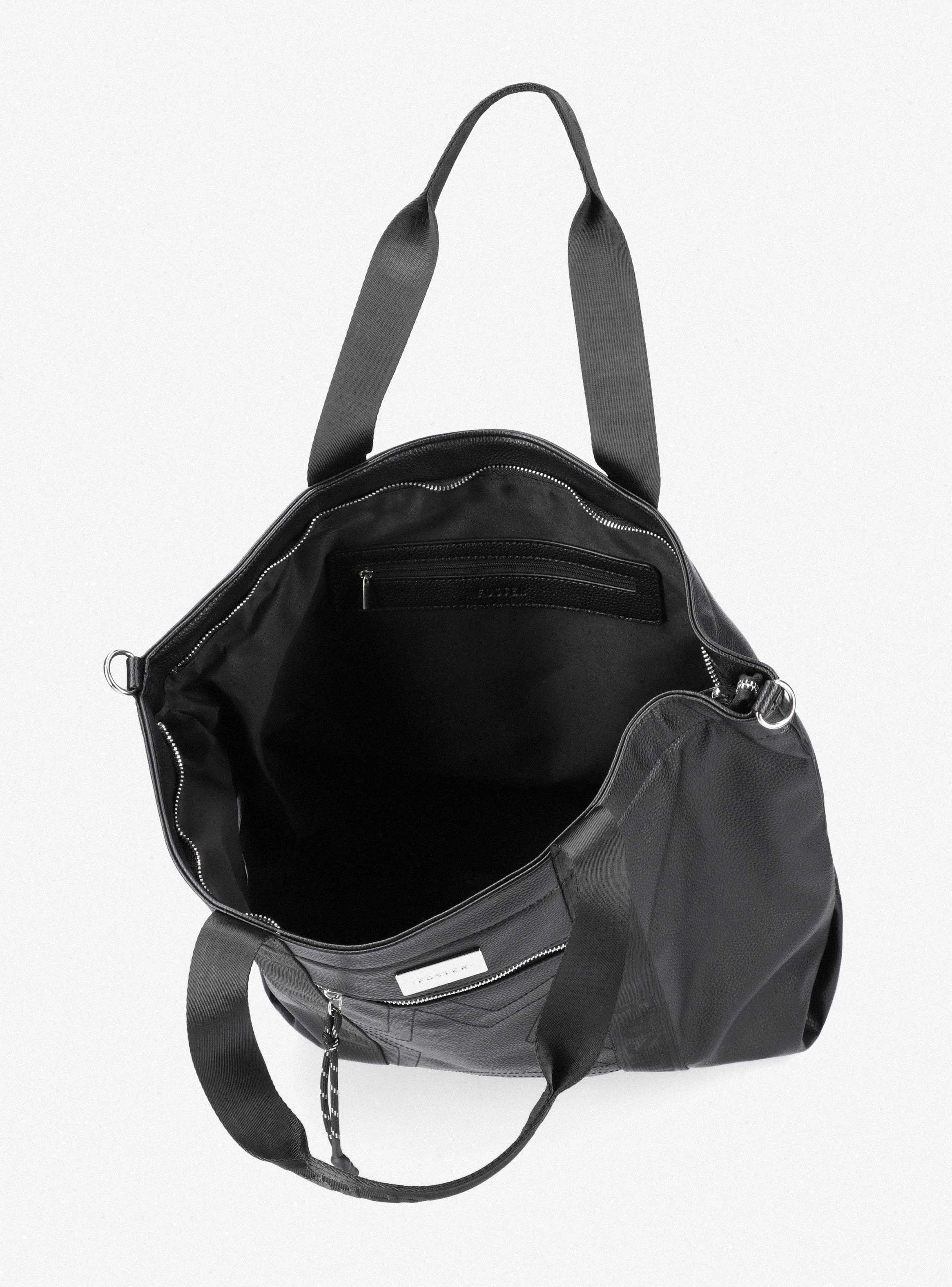 Cartera Tote de Cuero Sintético con Detalle Estrella-5