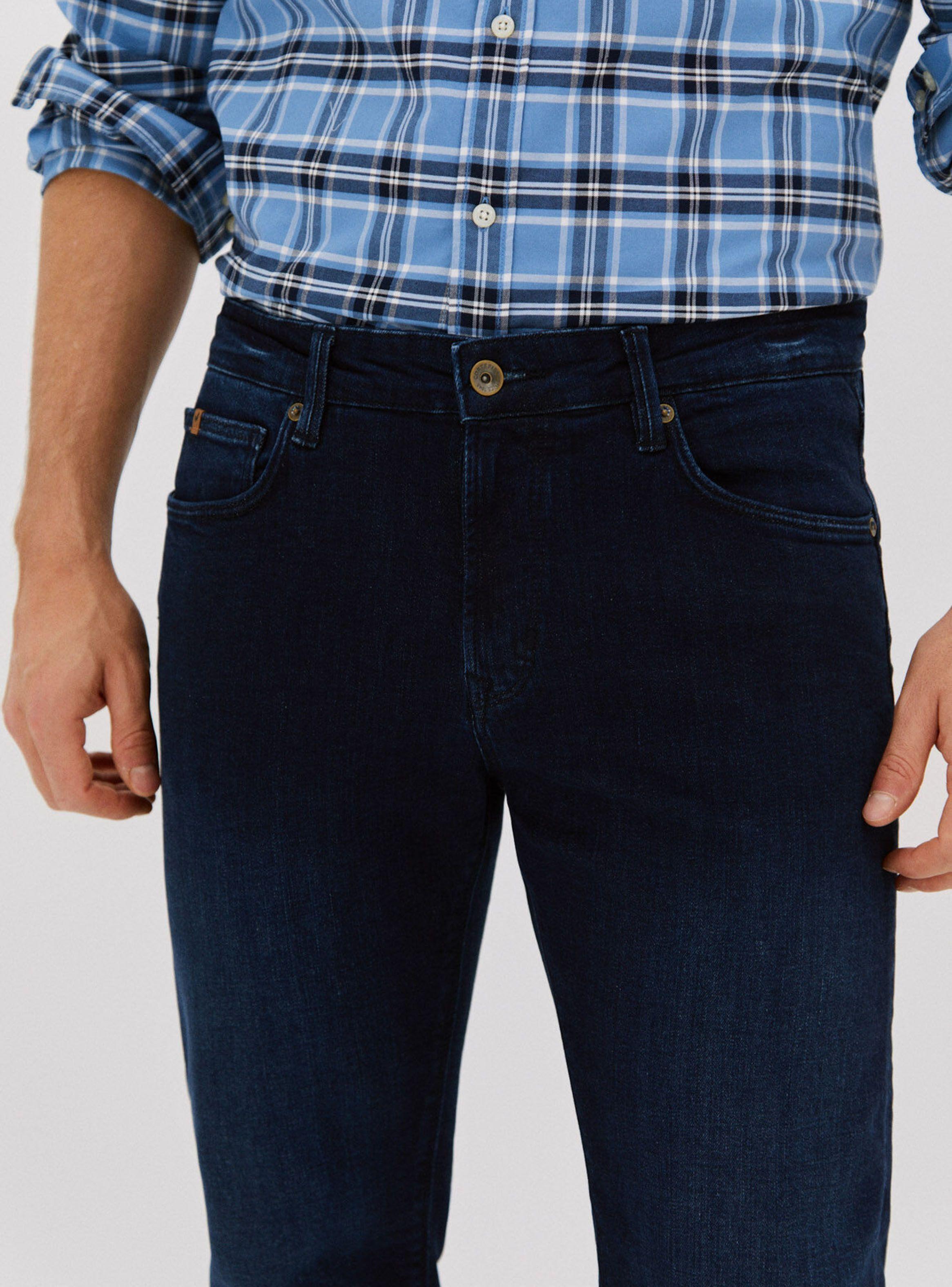 Jeans Cortefiel Azul Oscuro-2