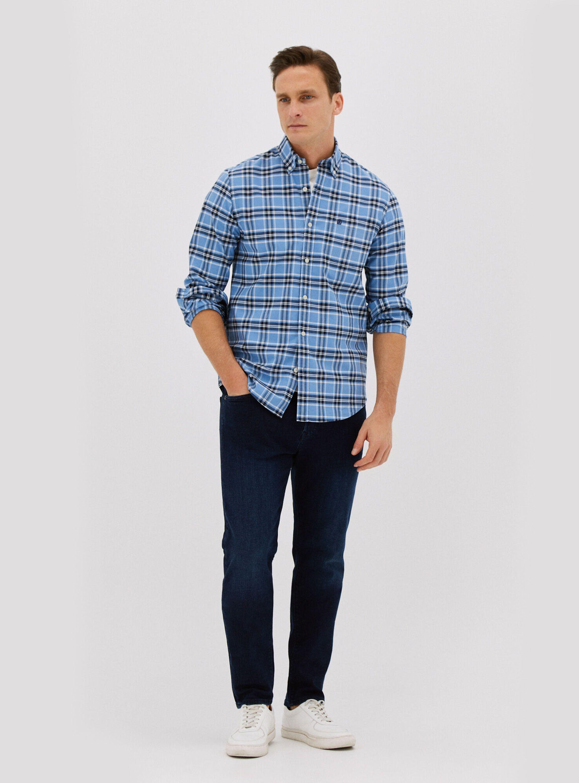 Jeans Cortefiel Azul Oscuro-3