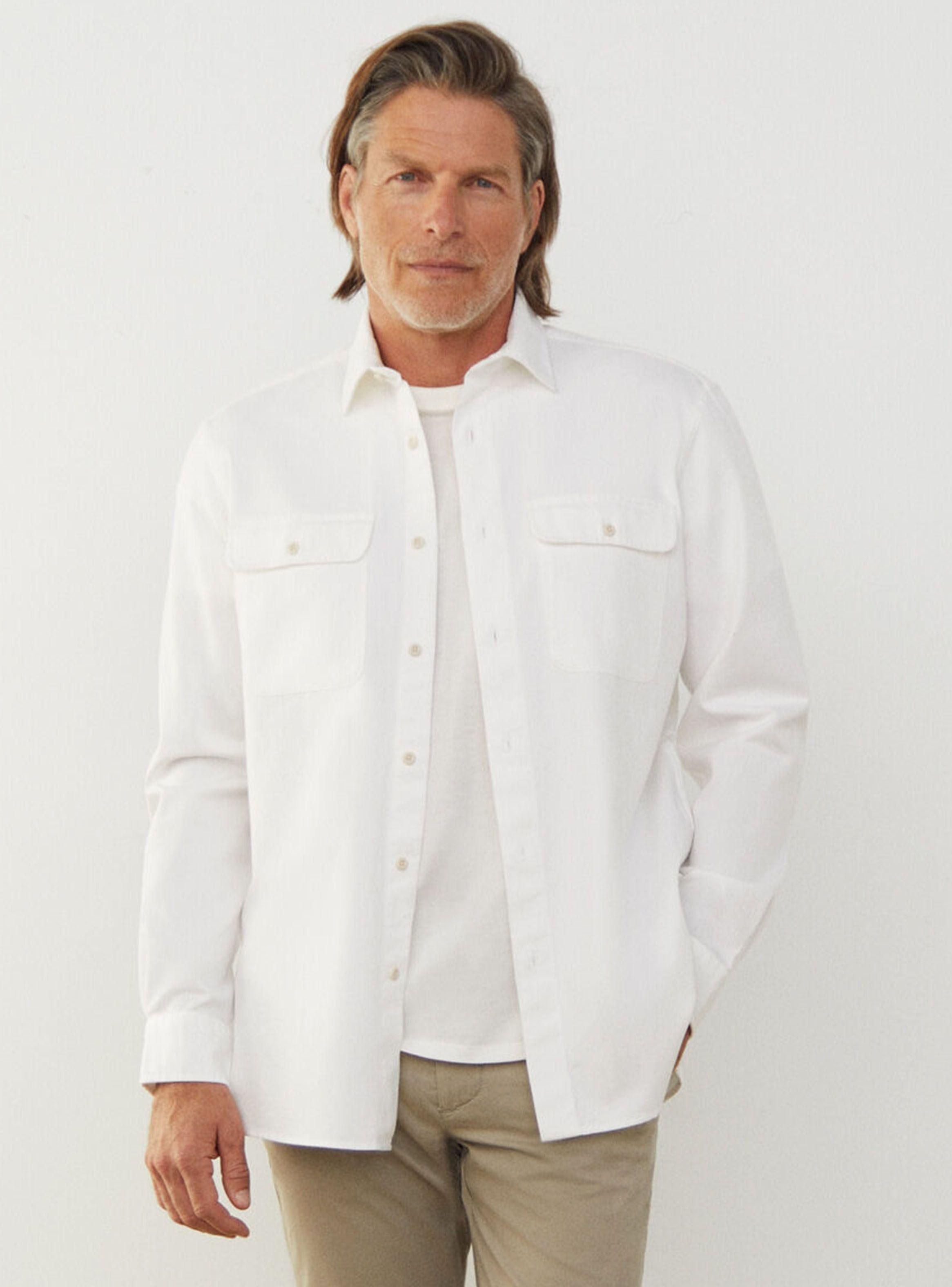 Camisa Clásica Lisa-0