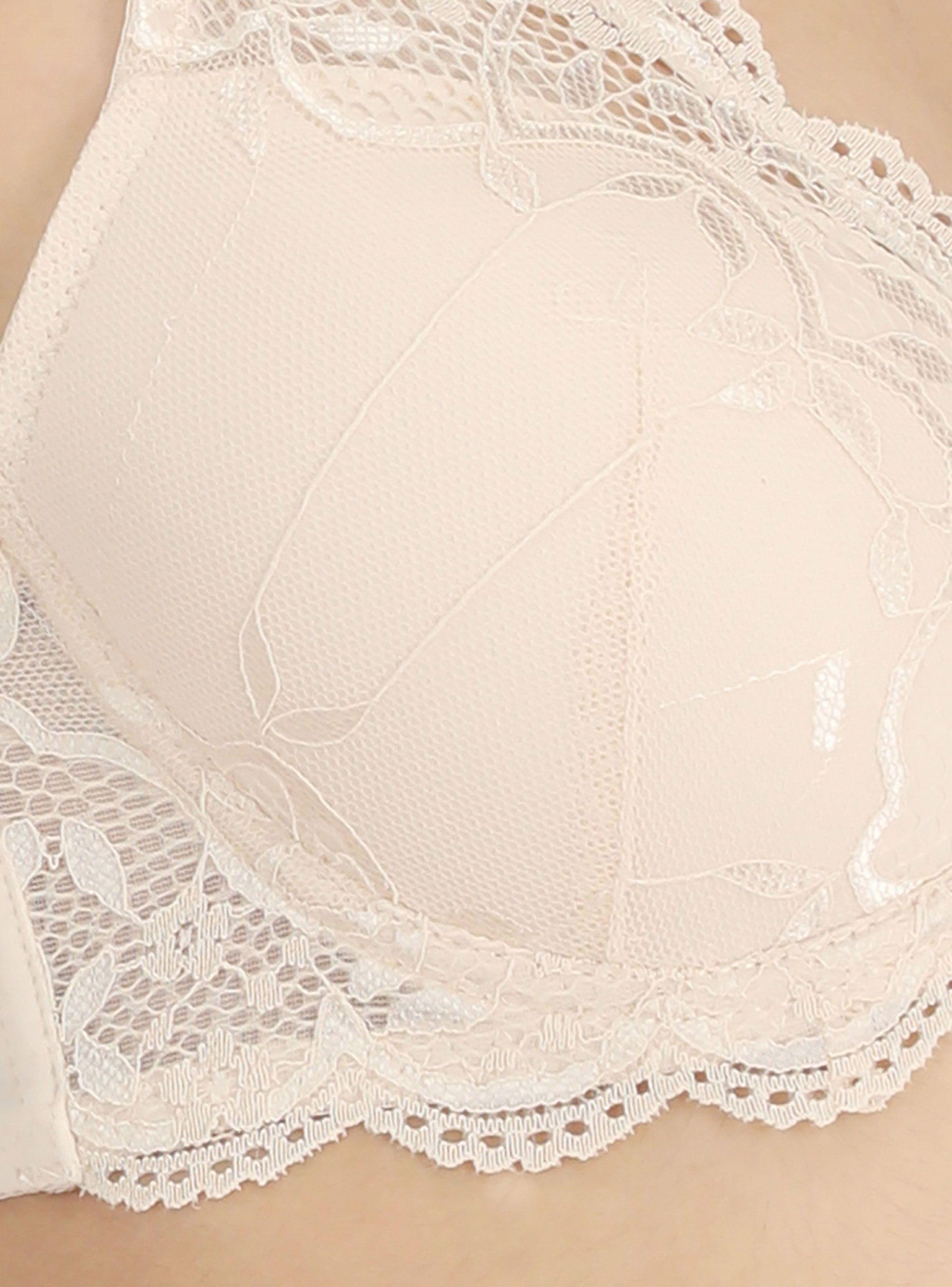 Sostén Flores con Encaje Doble Push Up 13121-2